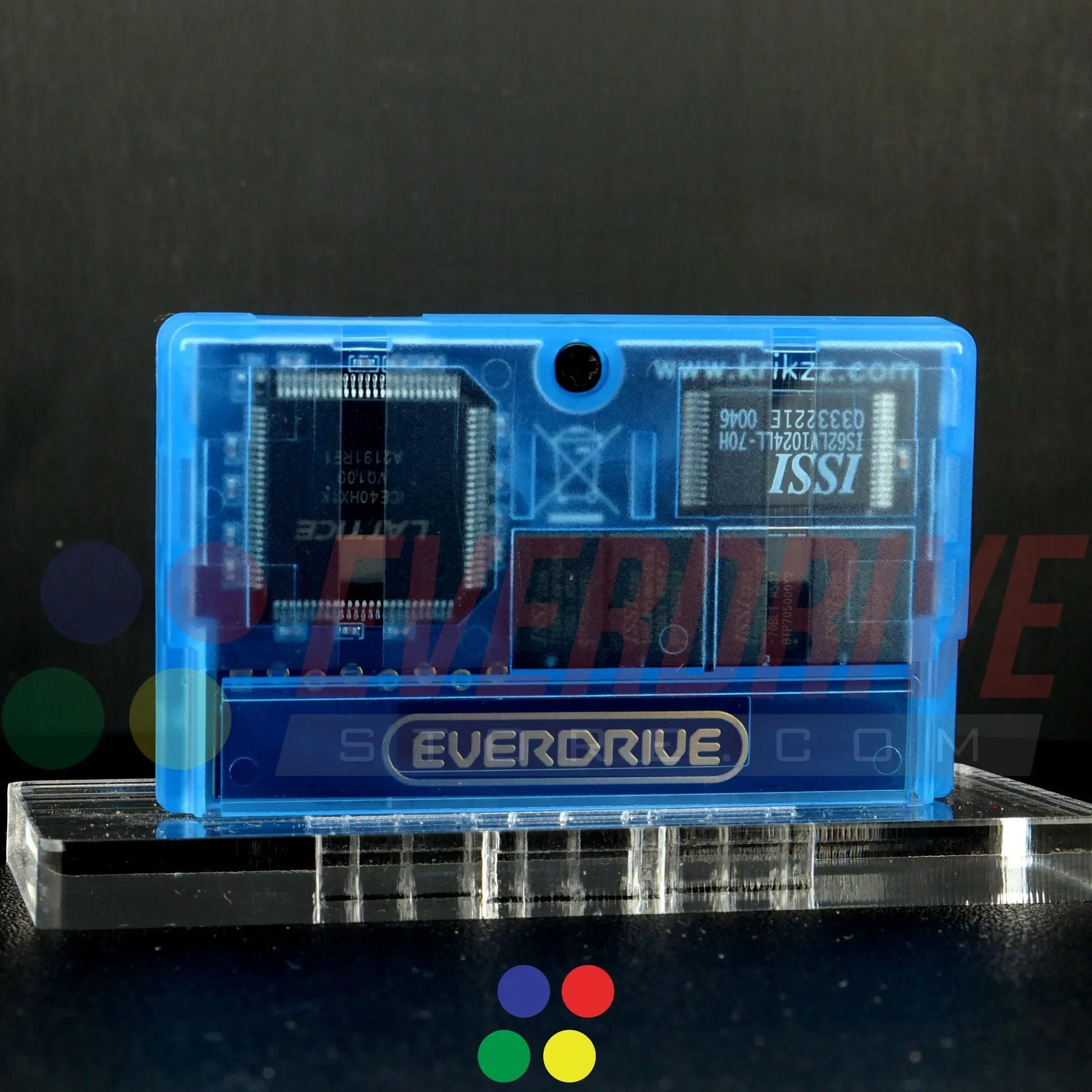 Everdrive GBA Mini - Frosted Blue Krikzz