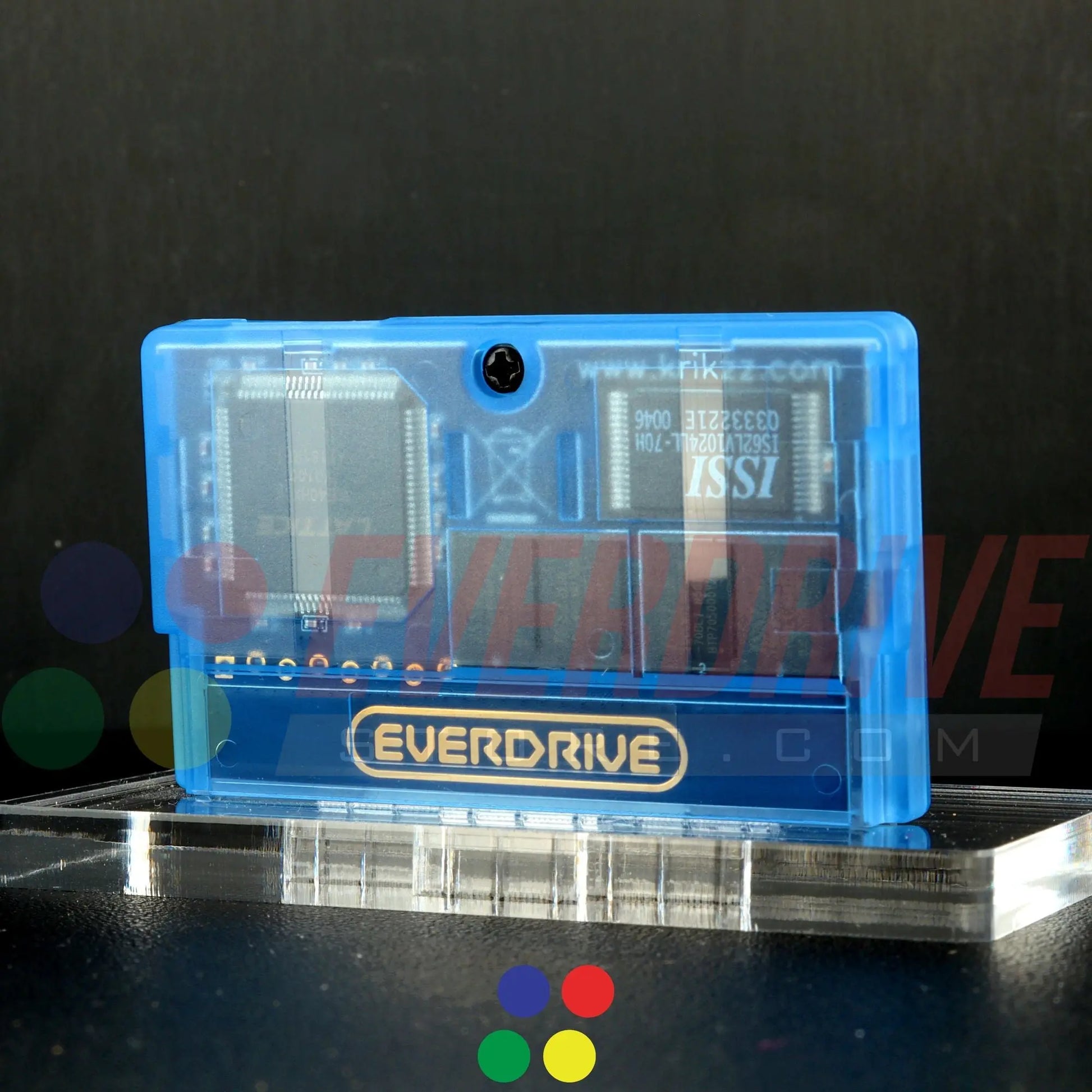 Everdrive GBA Mini - Frosted Blue Krikzz