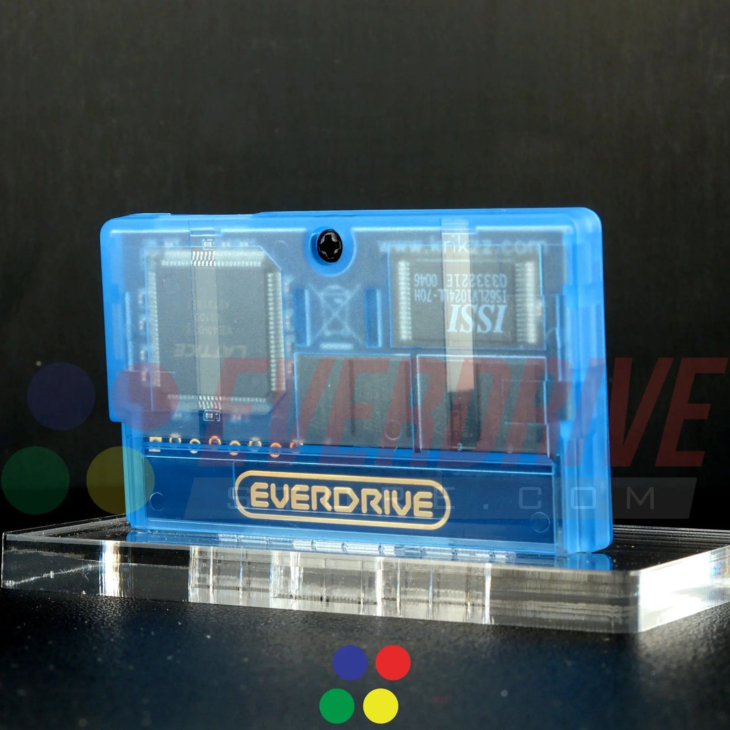 Everdrive GBA Mini - Frosted Blue Krikzz