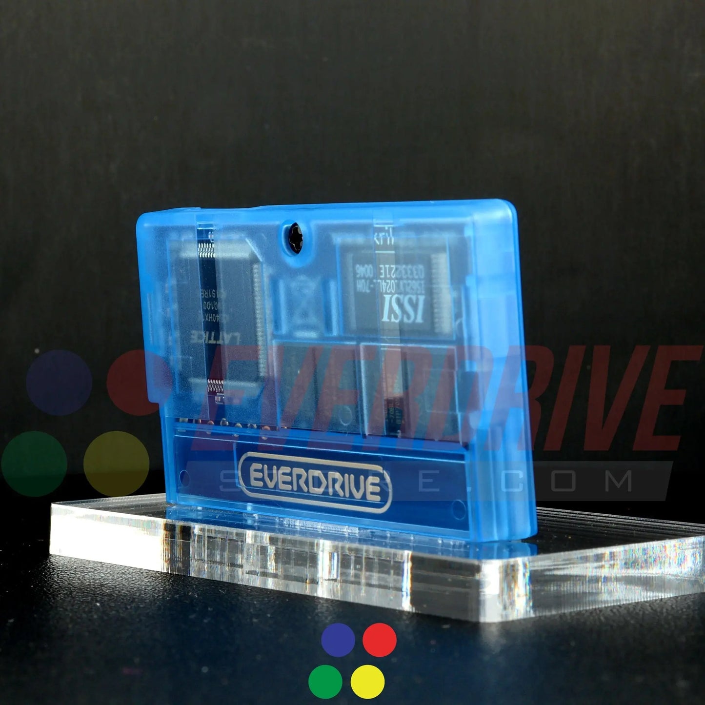 Everdrive GBA Mini - Frosted Blue Krikzz