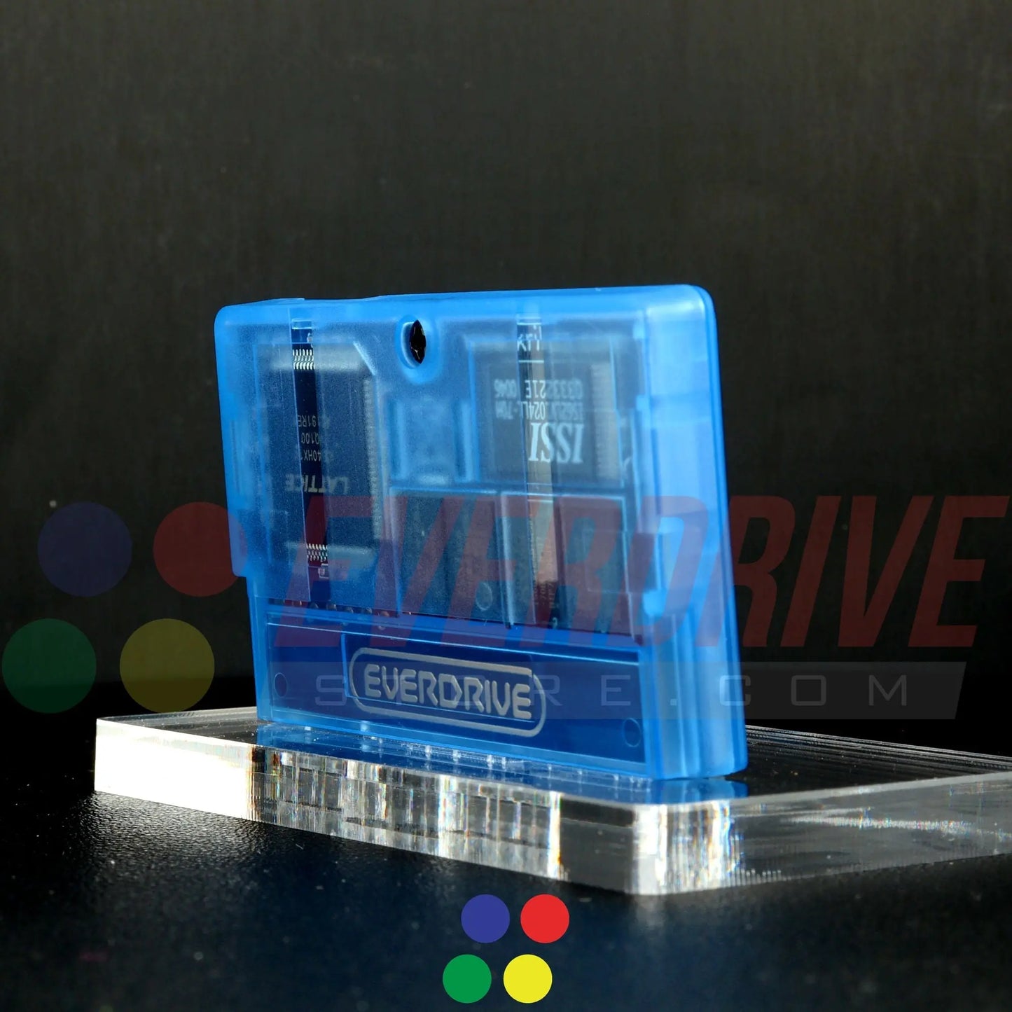 Everdrive GBA Mini - Frosted Blue Krikzz