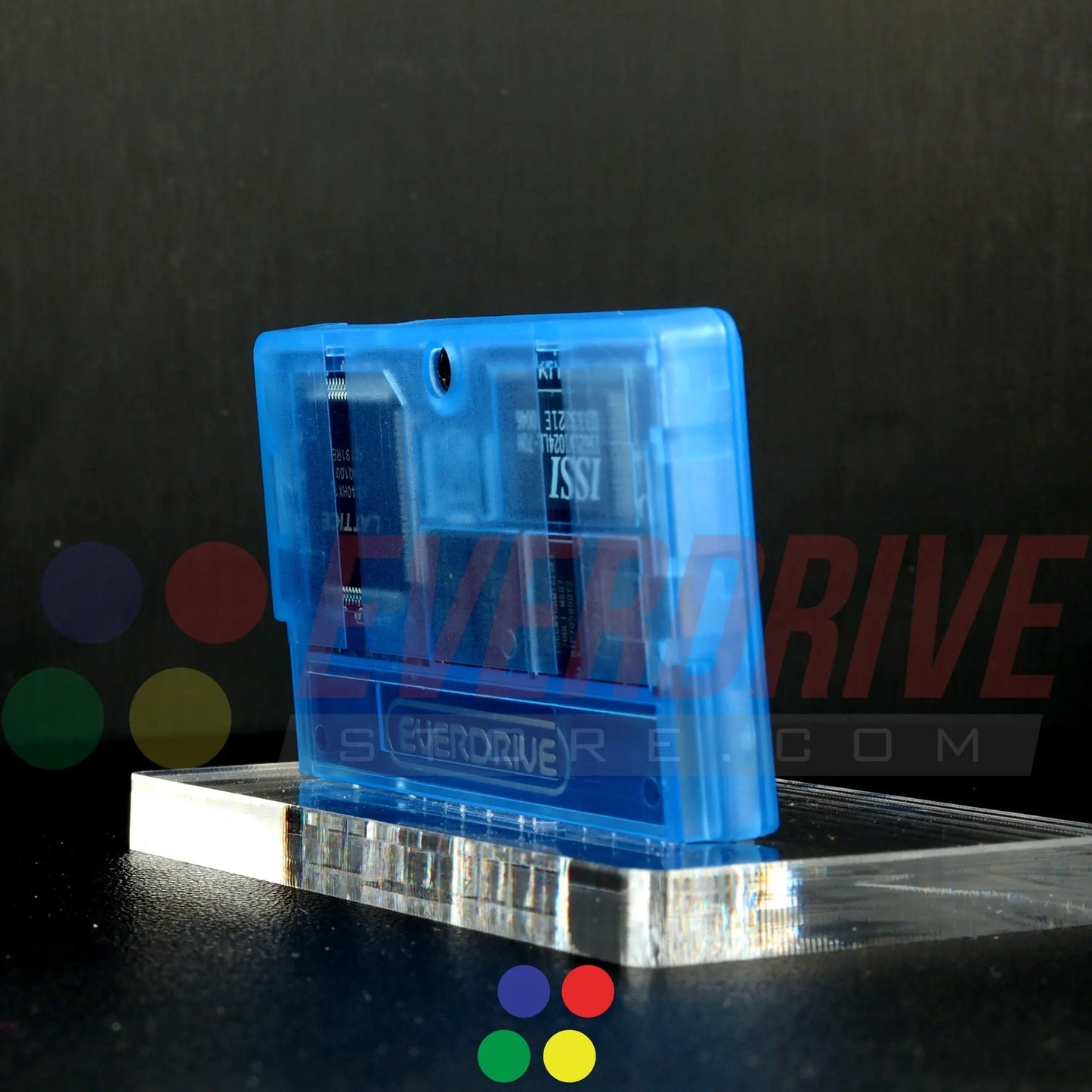 Everdrive GBA Mini - Frosted Blue Krikzz