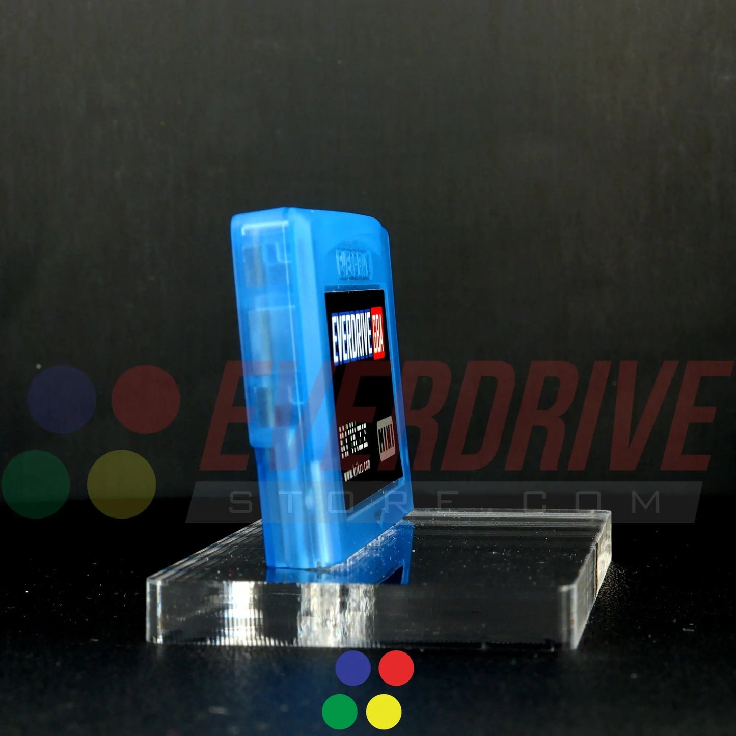 Everdrive GBA Mini - Frosted Blue Krikzz