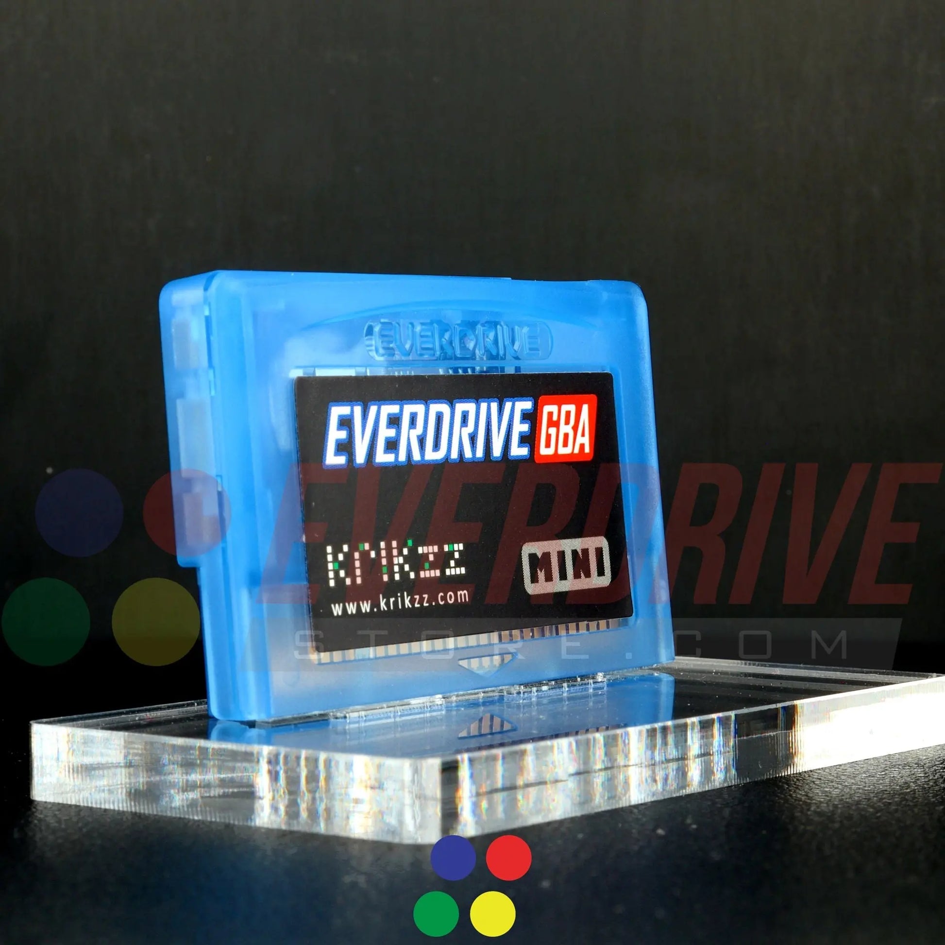 Everdrive GBA Mini - Frosted Blue Krikzz