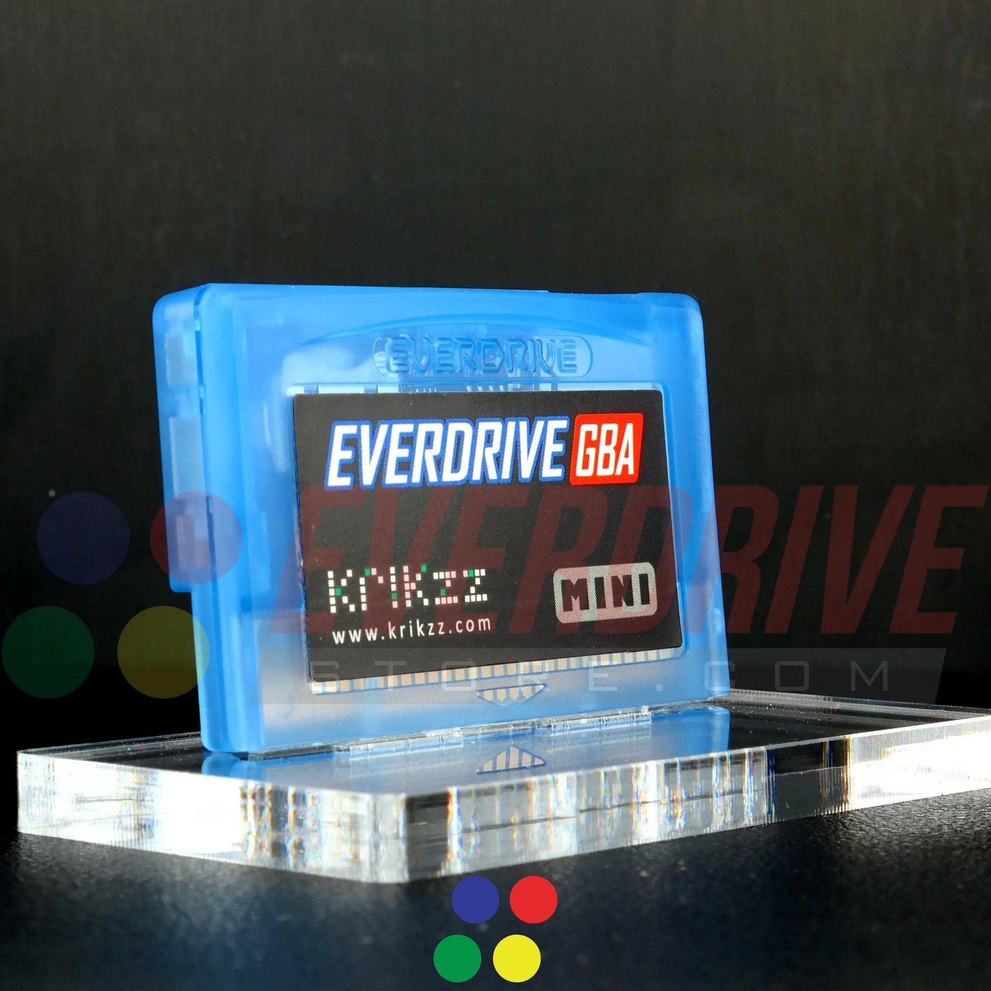 Everdrive GBA Mini - Frosted Blue Krikzz