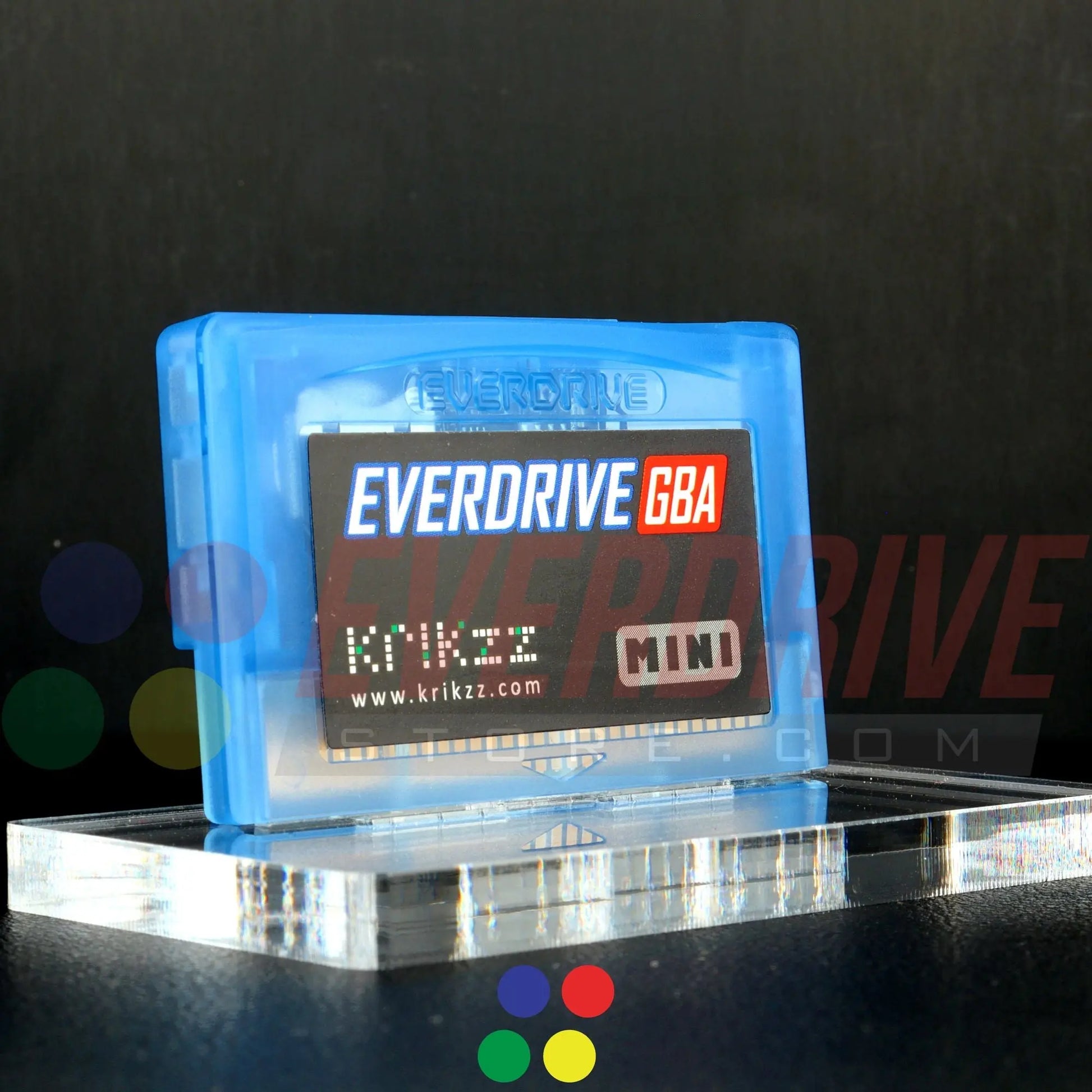 Everdrive GBA Mini - Frosted Blue Krikzz