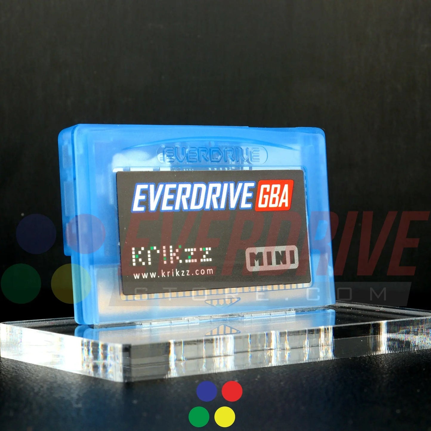 Everdrive GBA Mini - Frosted Blue Krikzz