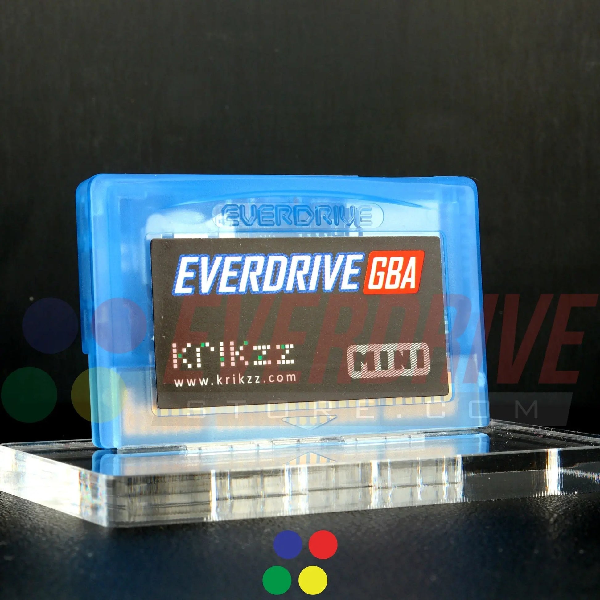 Everdrive GBA Mini - Frosted Blue Krikzz