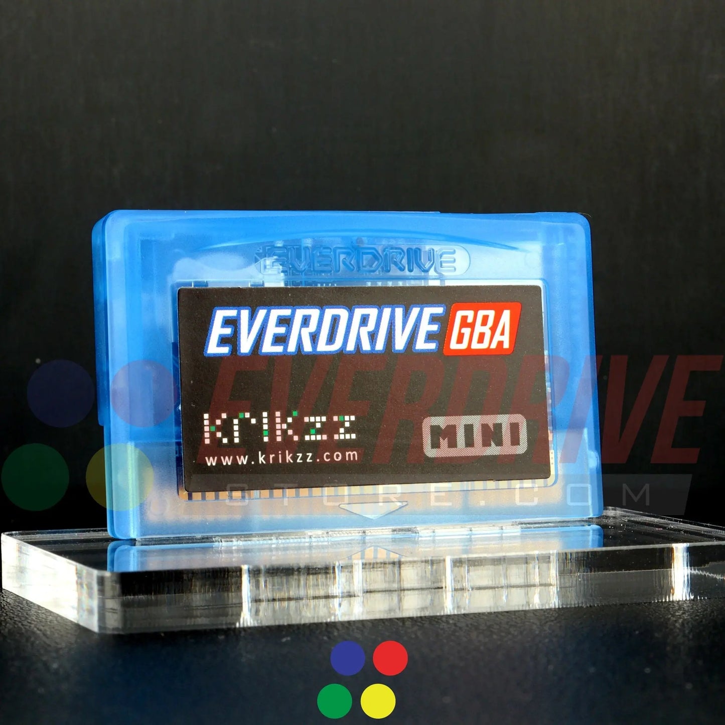 Everdrive GBA Mini - Frosted Blue Krikzz