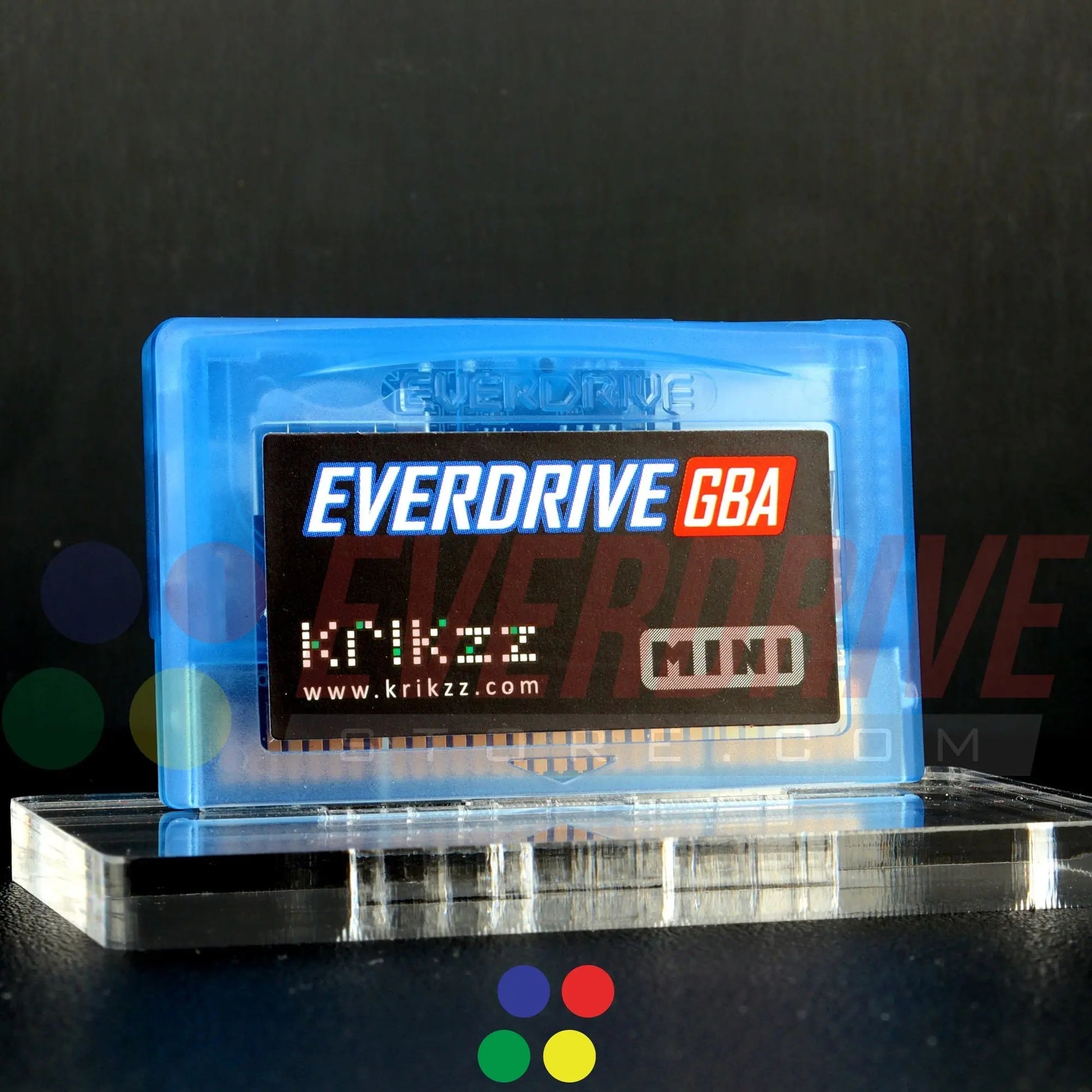 Everdrive GBA Mini - Frosted Blue Krikzz