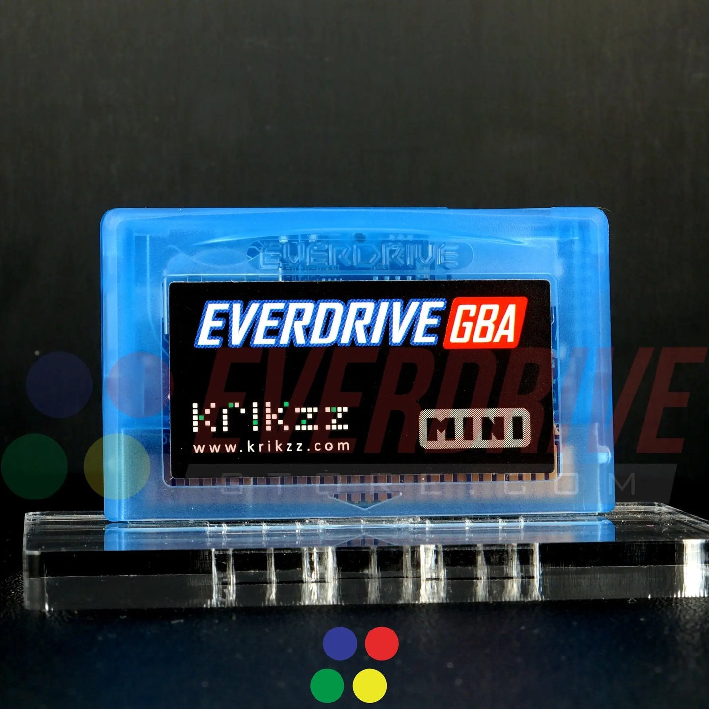 Everdrive GBA Mini - Frosted Blue Krikzz