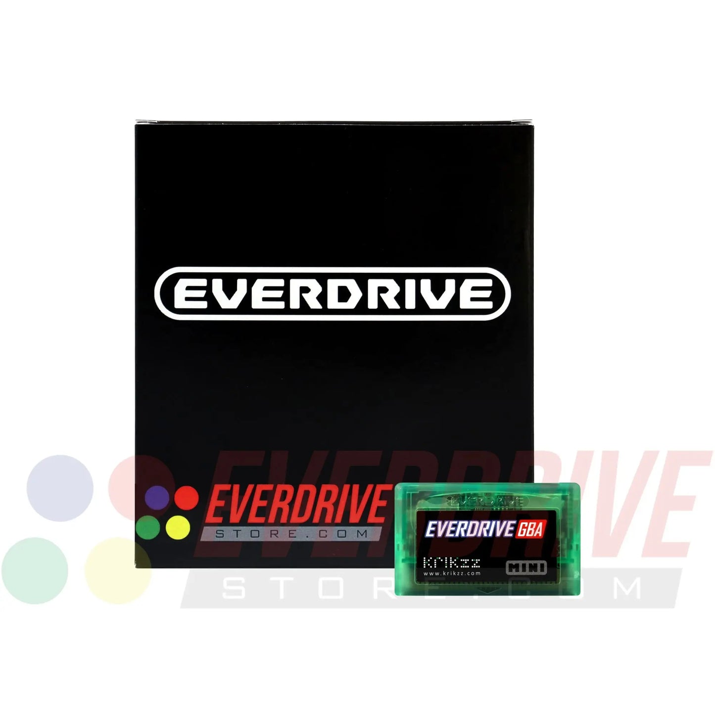 Everdrive GBA Mini - Frosted Green Krikzz