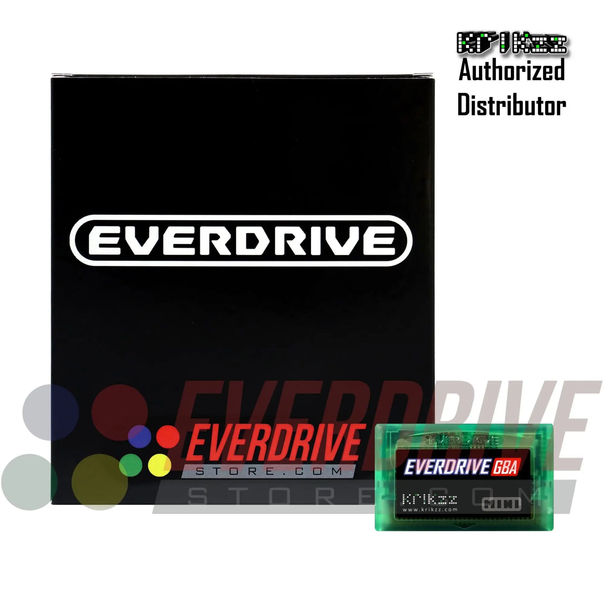 Everdrive GBA Mini - Frosted Green Krikzz