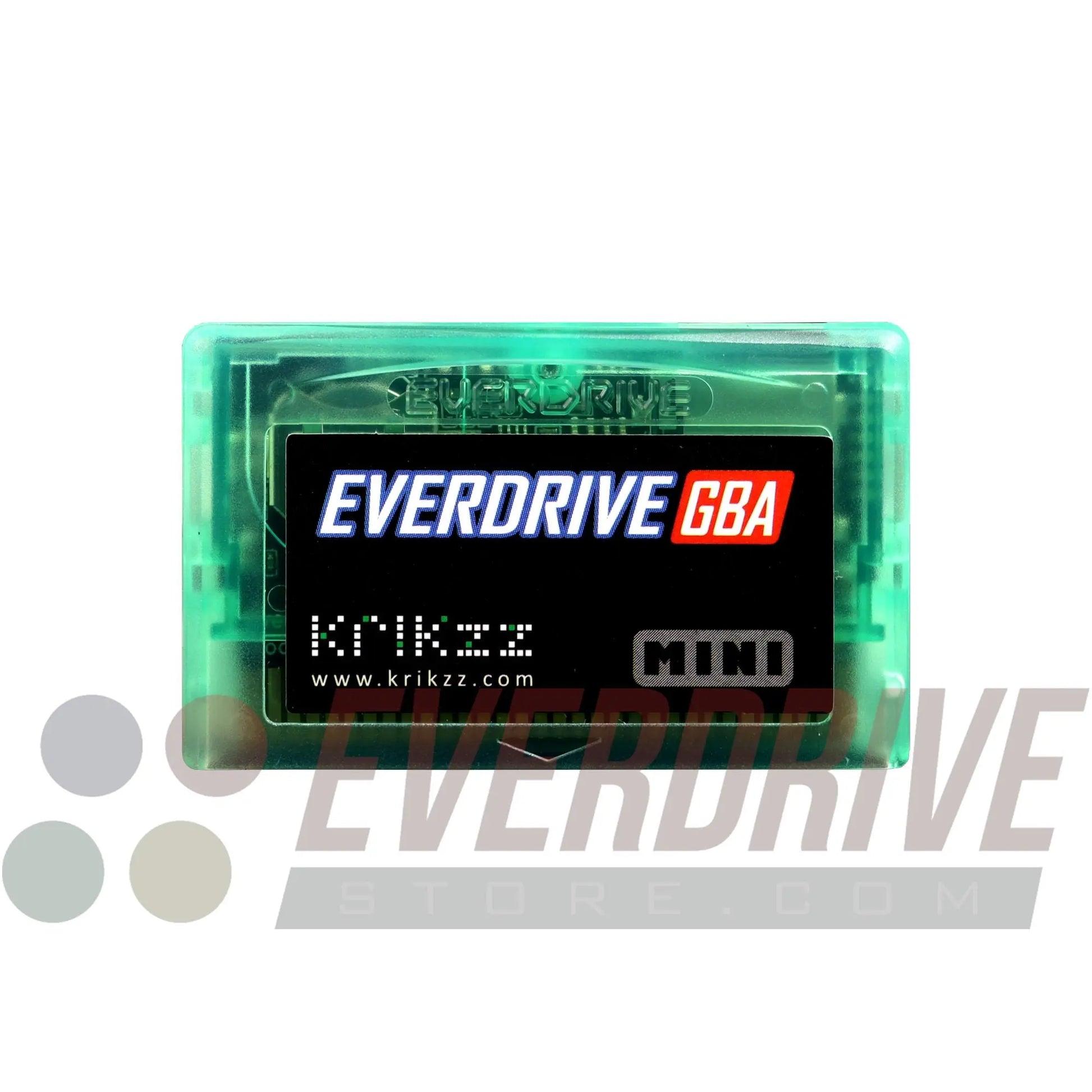 Everdrive GBA Mini - Frosted Green Krikzz