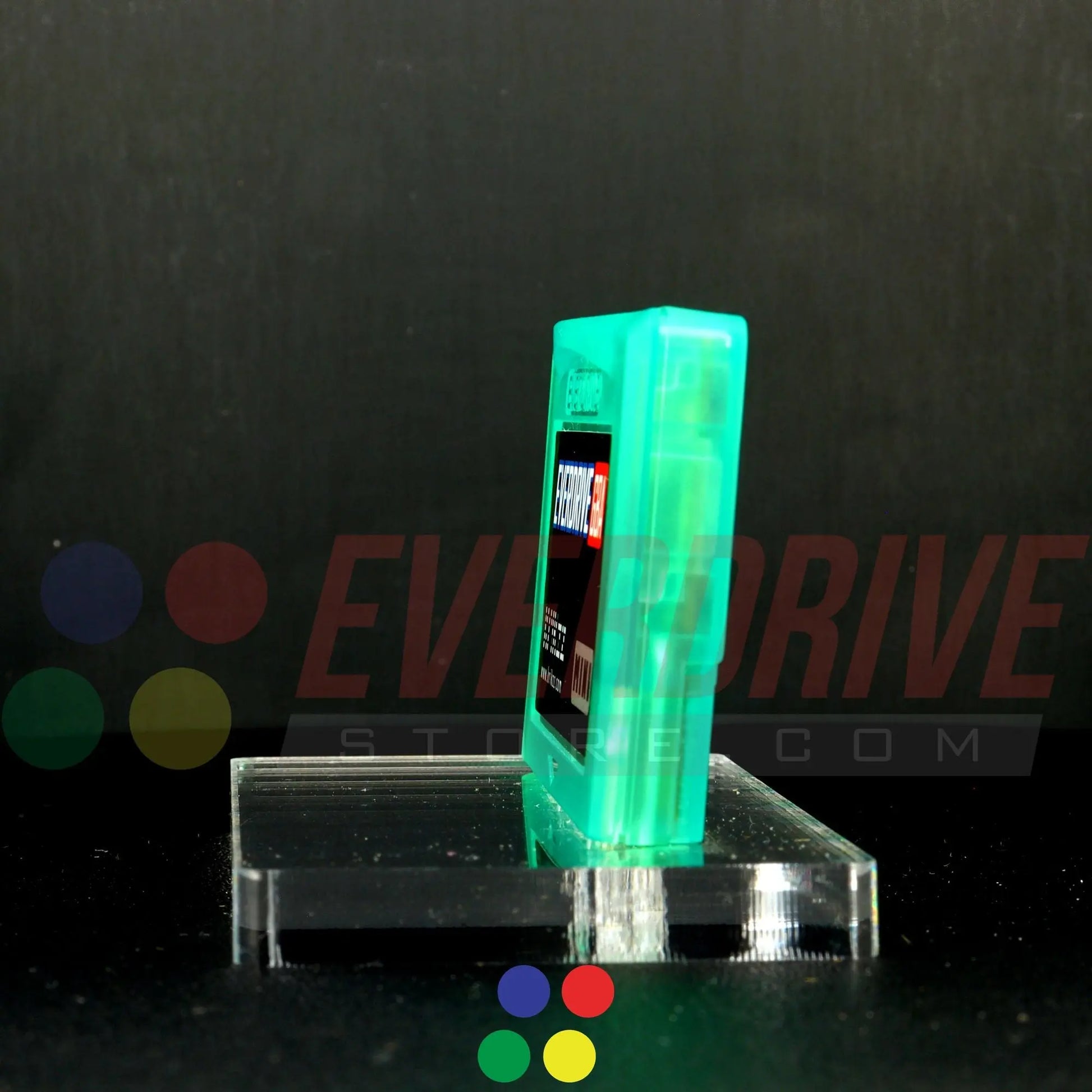 Everdrive GBA Mini - Frosted Green Krikzz