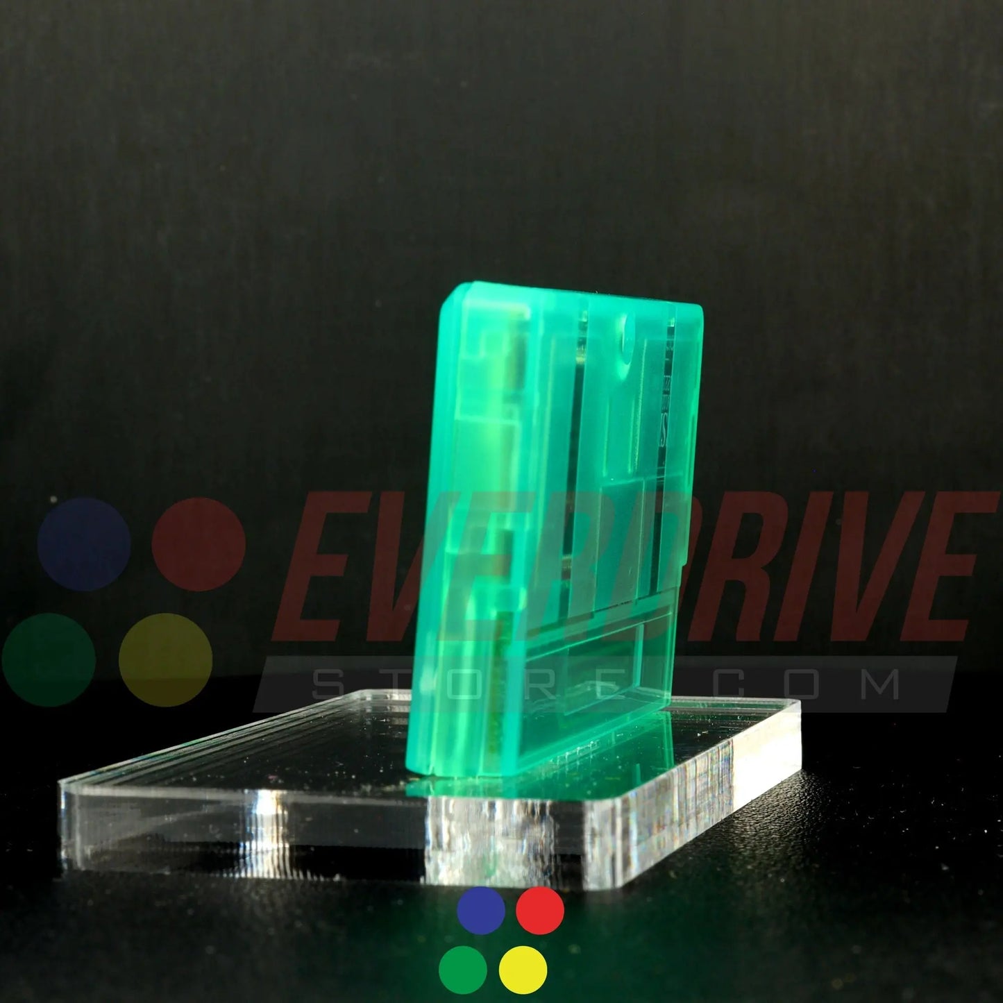 Everdrive GBA Mini - Frosted Green Krikzz