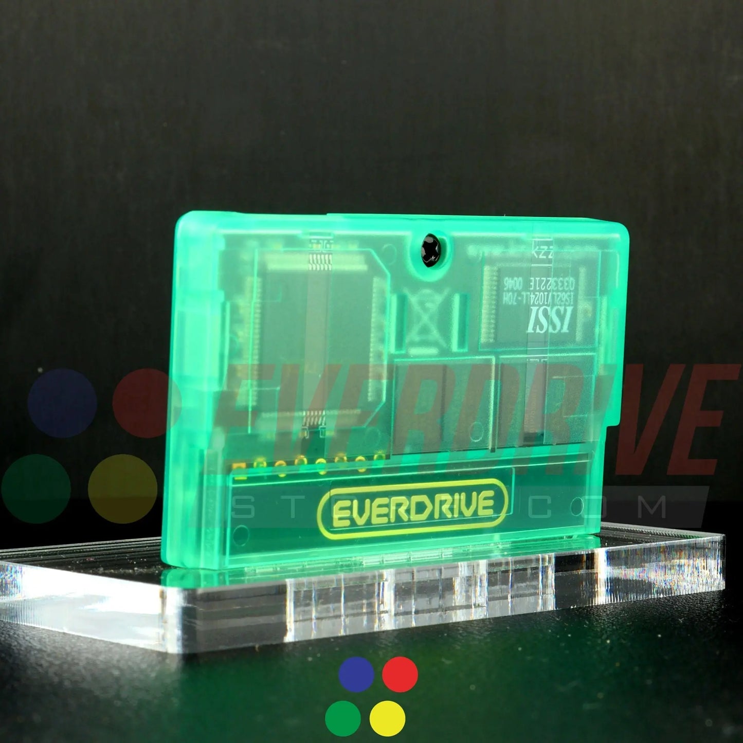 Everdrive GBA Mini - Frosted Green Krikzz