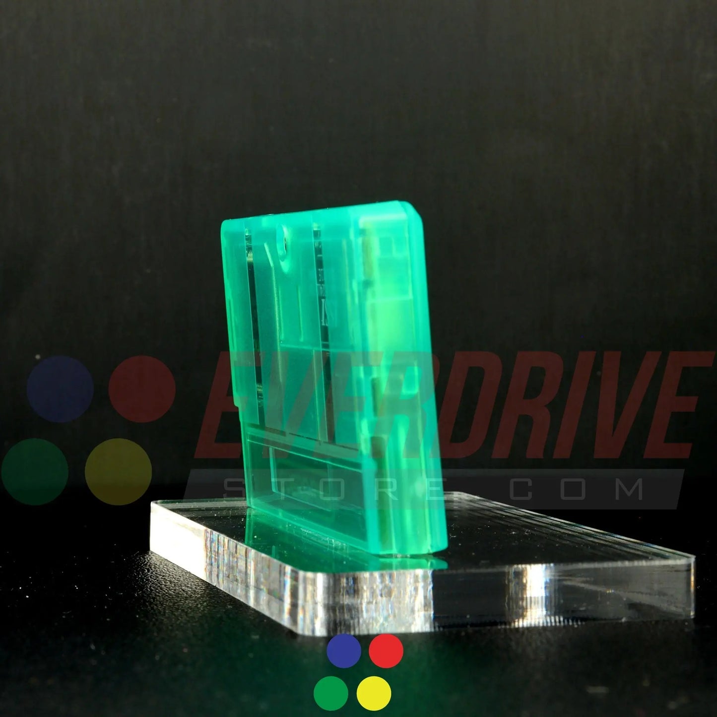 Everdrive GBA Mini - Frosted Green Krikzz