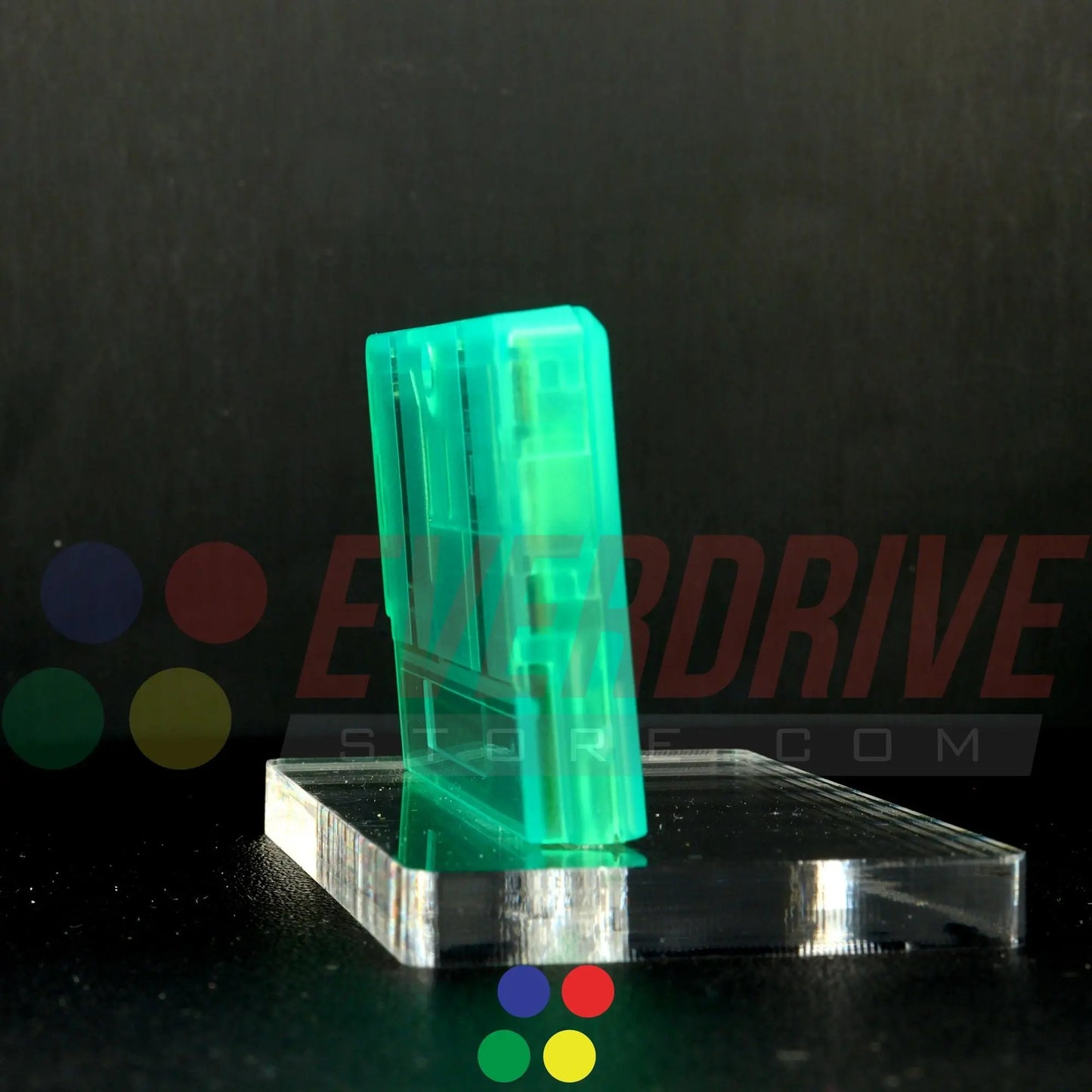 Everdrive GBA Mini - Frosted Green Krikzz