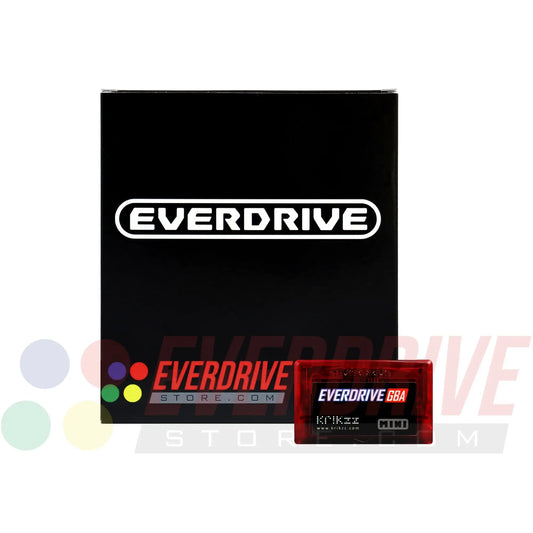 Everdrive GBA Mini - Frosted Red Krikzz