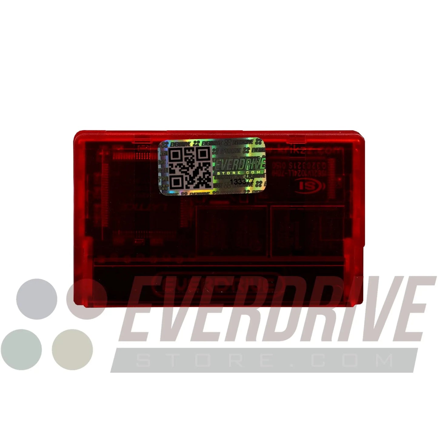 Everdrive GBA Mini - Frosted Red Krikzz