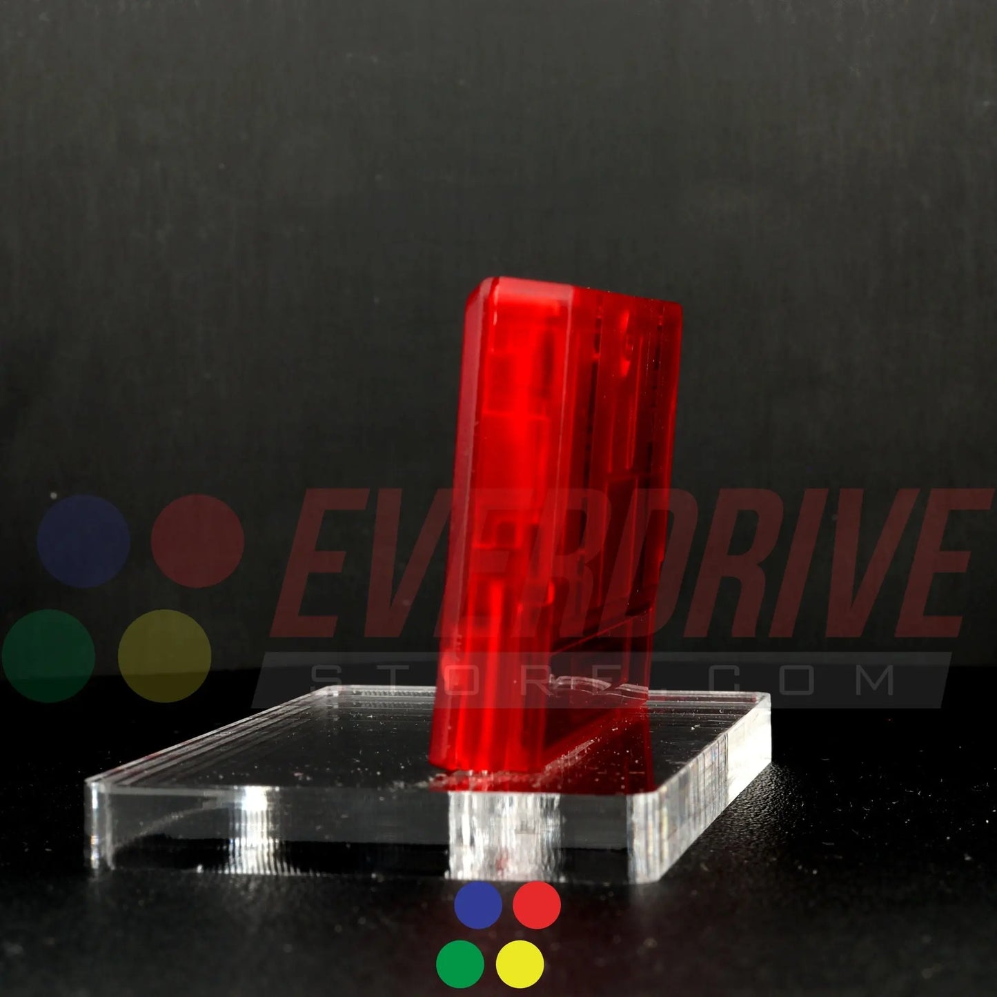 Everdrive GBA Mini - Frosted Red Krikzz