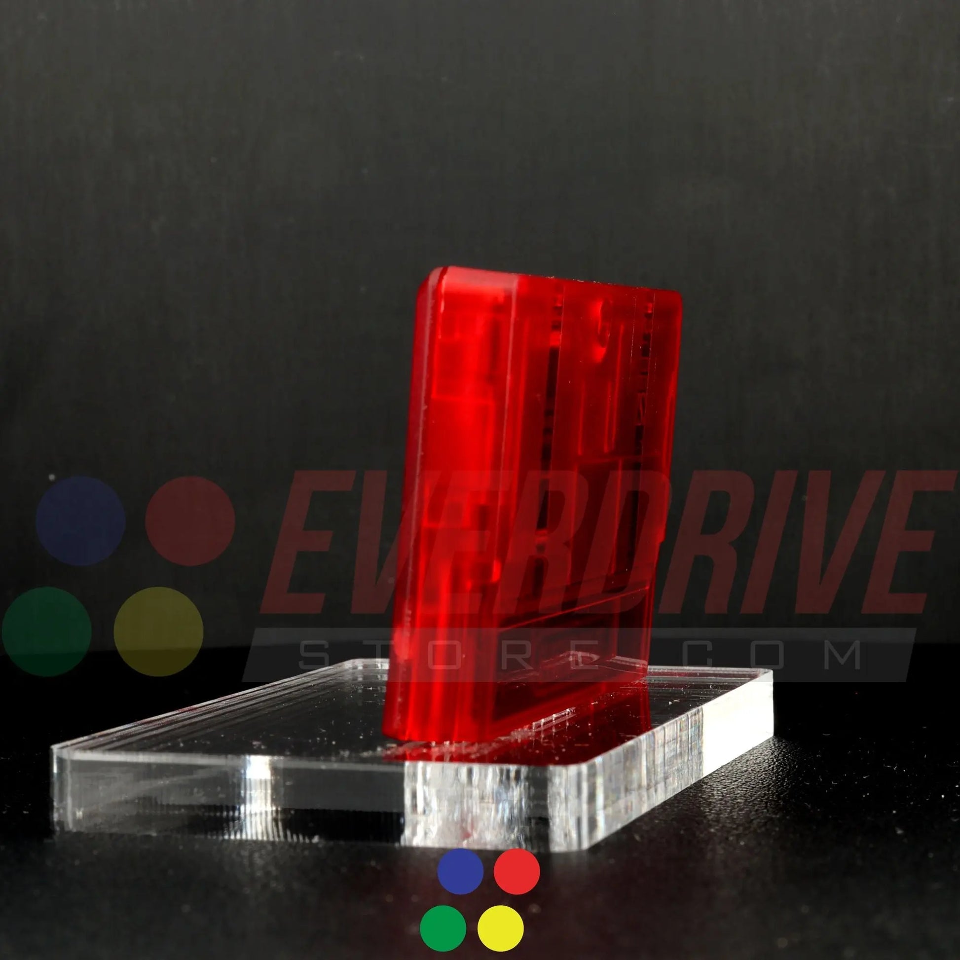 Everdrive GBA Mini - Frosted Red Krikzz