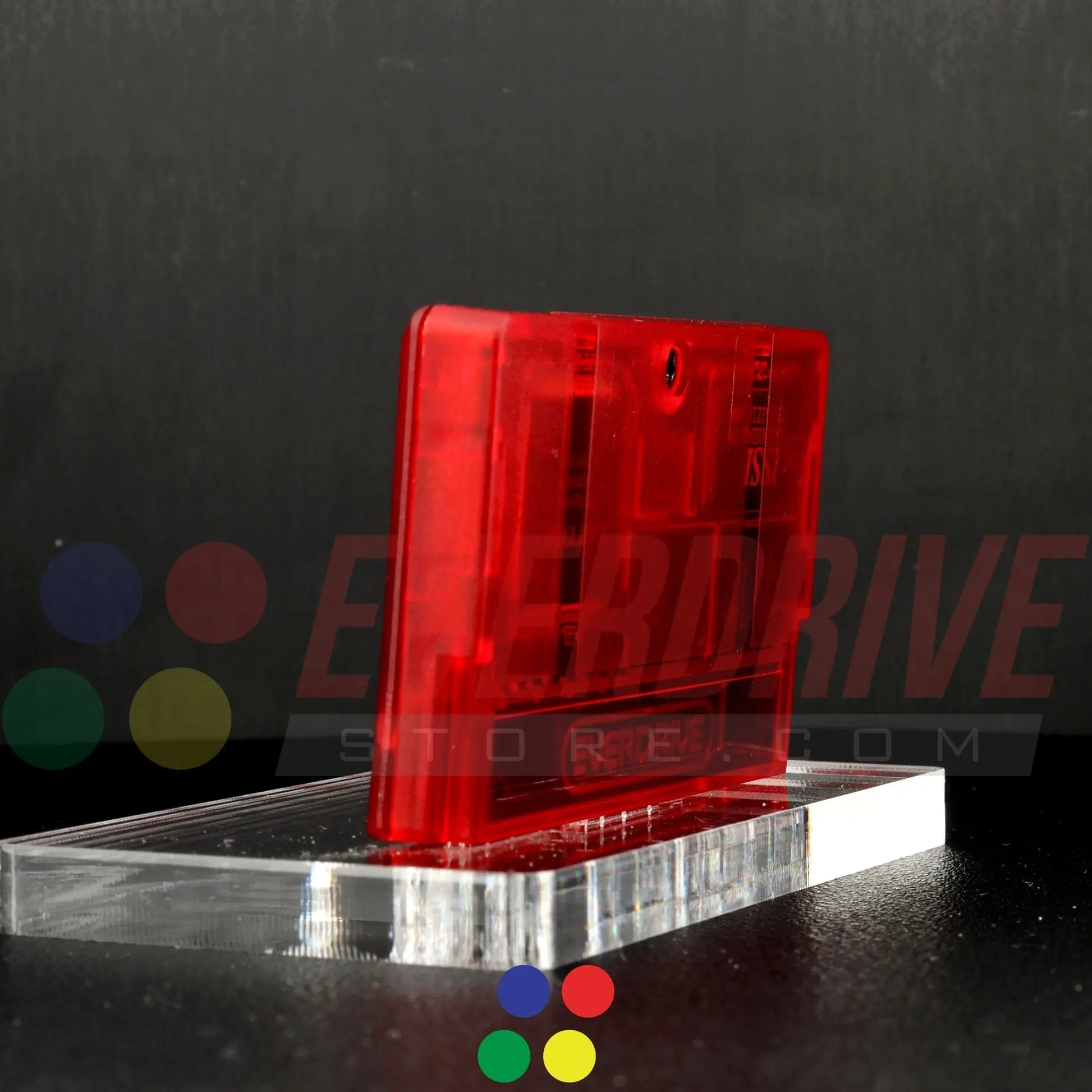 Everdrive GBA Mini - Frosted Red Krikzz