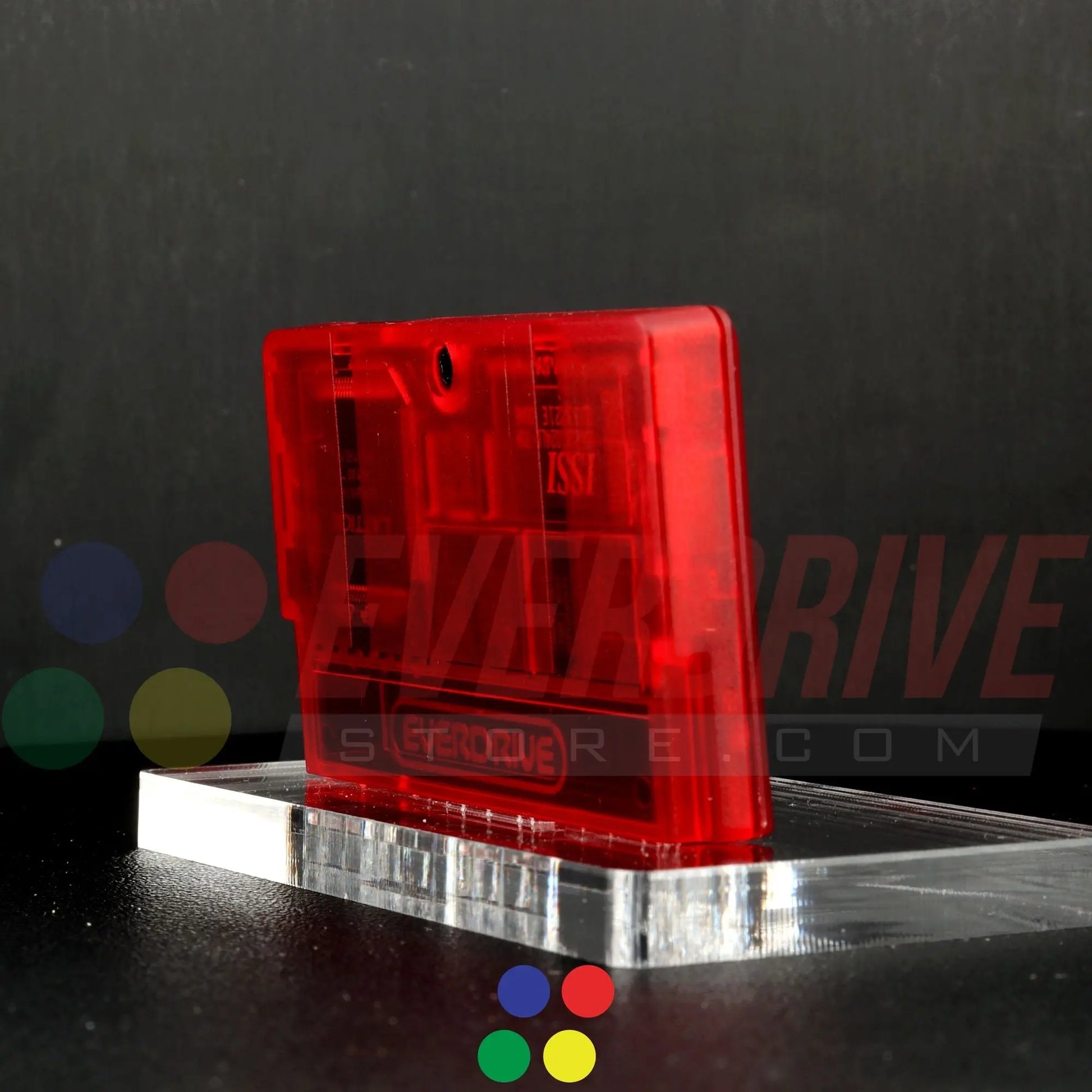 Everdrive GBA Mini - Frosted Red Krikzz