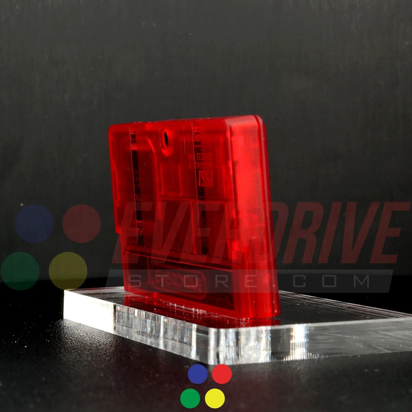 Everdrive GBA Mini - Frosted Red Krikzz