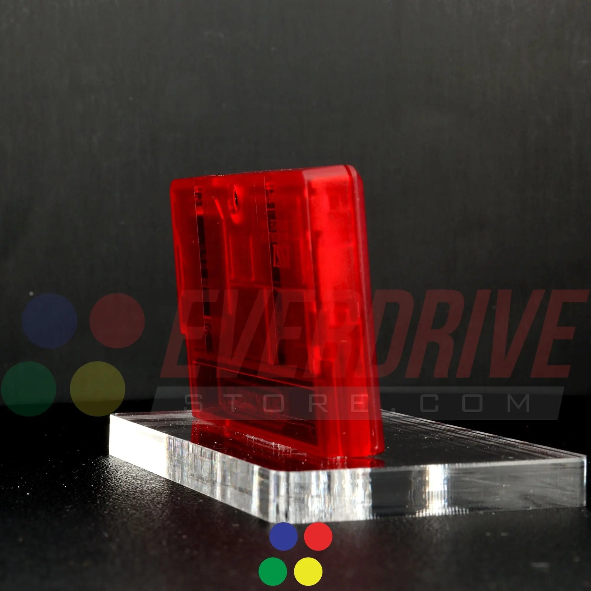 Everdrive GBA Mini - Frosted Red Krikzz