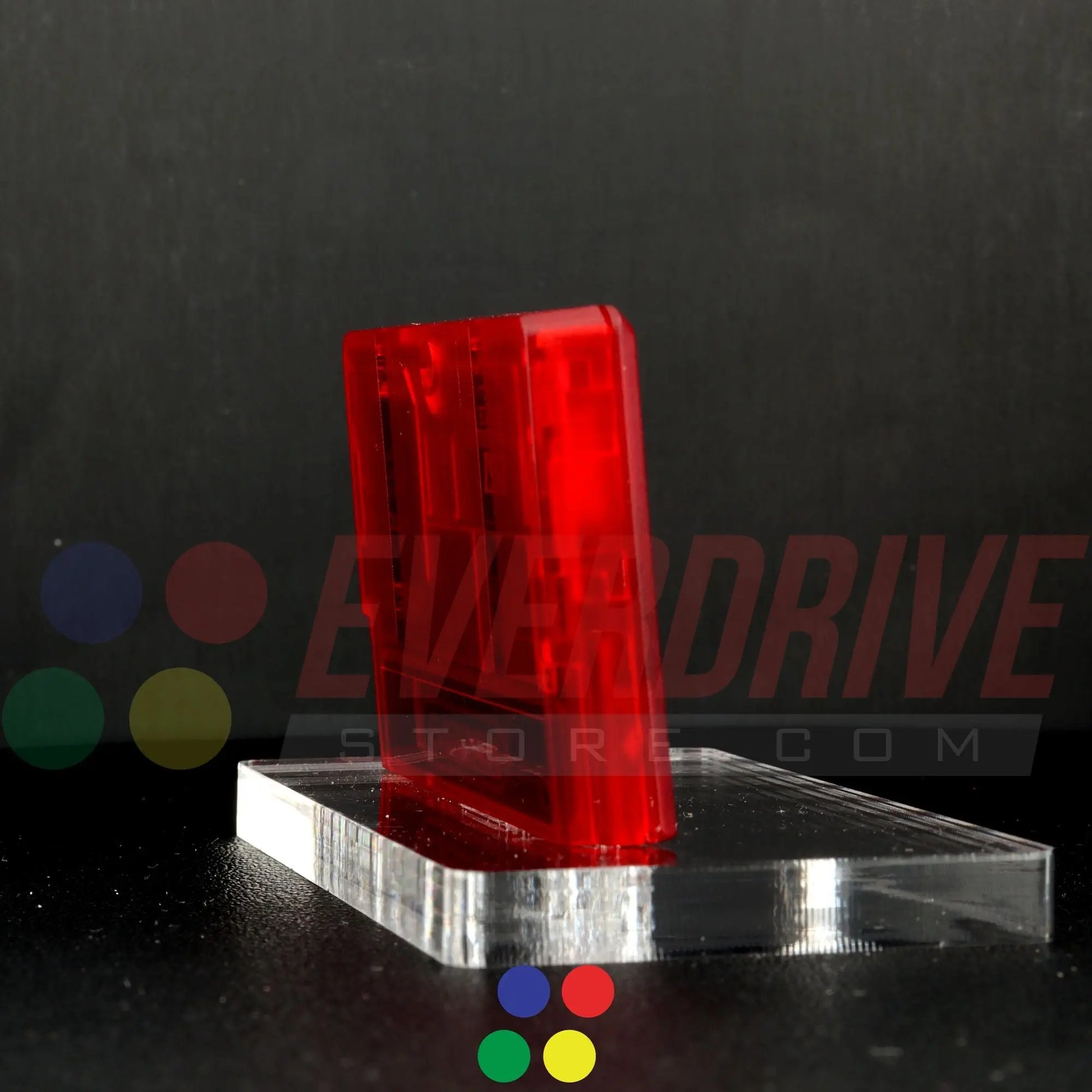 Everdrive GBA Mini - Frosted Red Krikzz