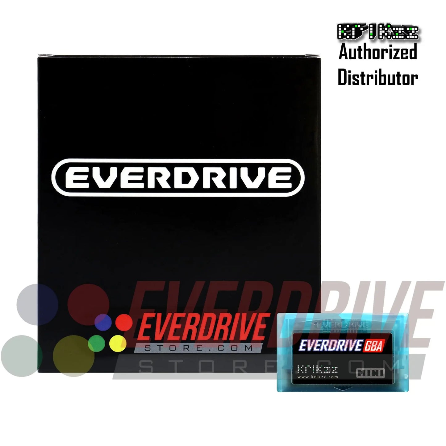 Everdrive GBA Mini - Frosted Turquoise Krikzz