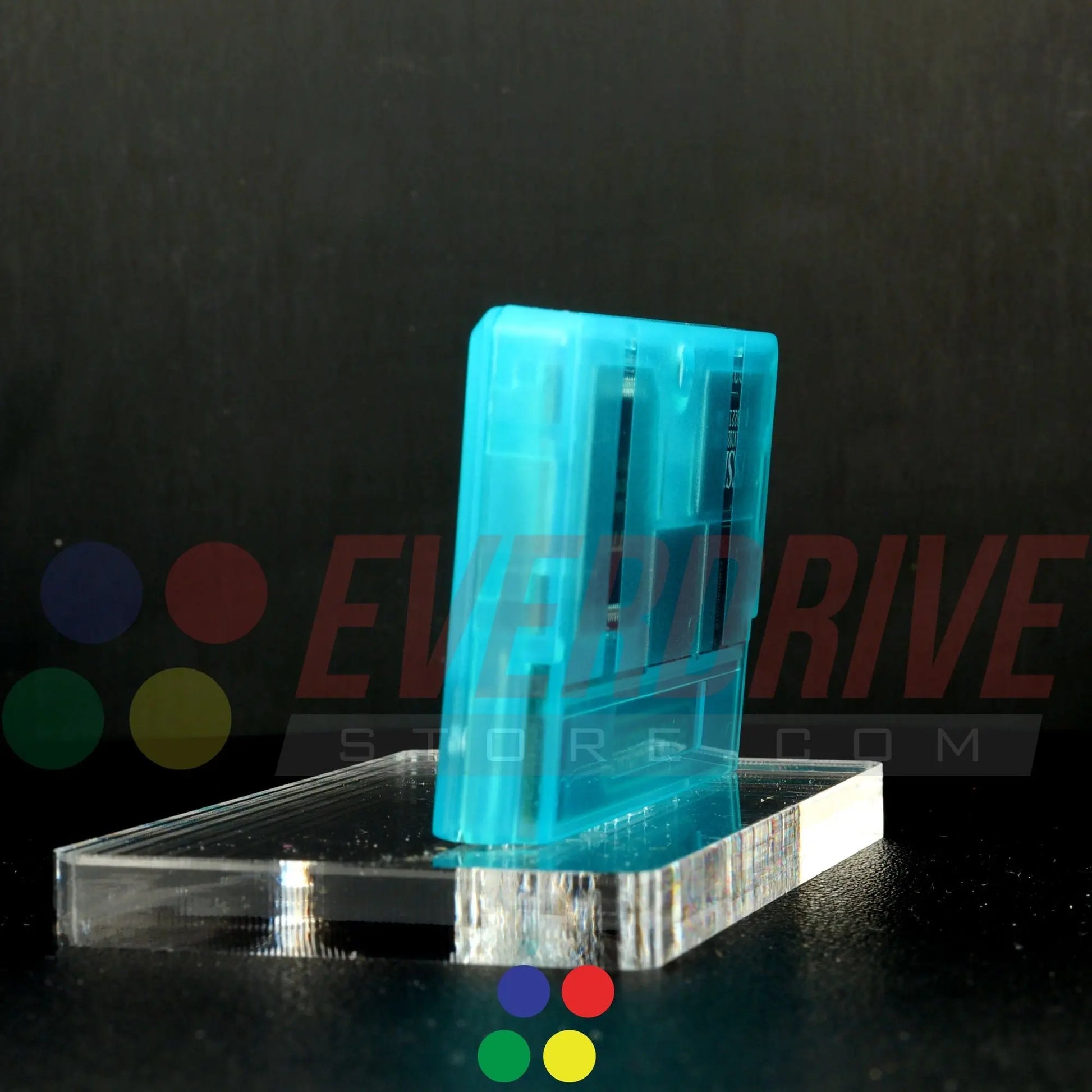 Everdrive GBA Mini - Frosted Turquoise Krikzz