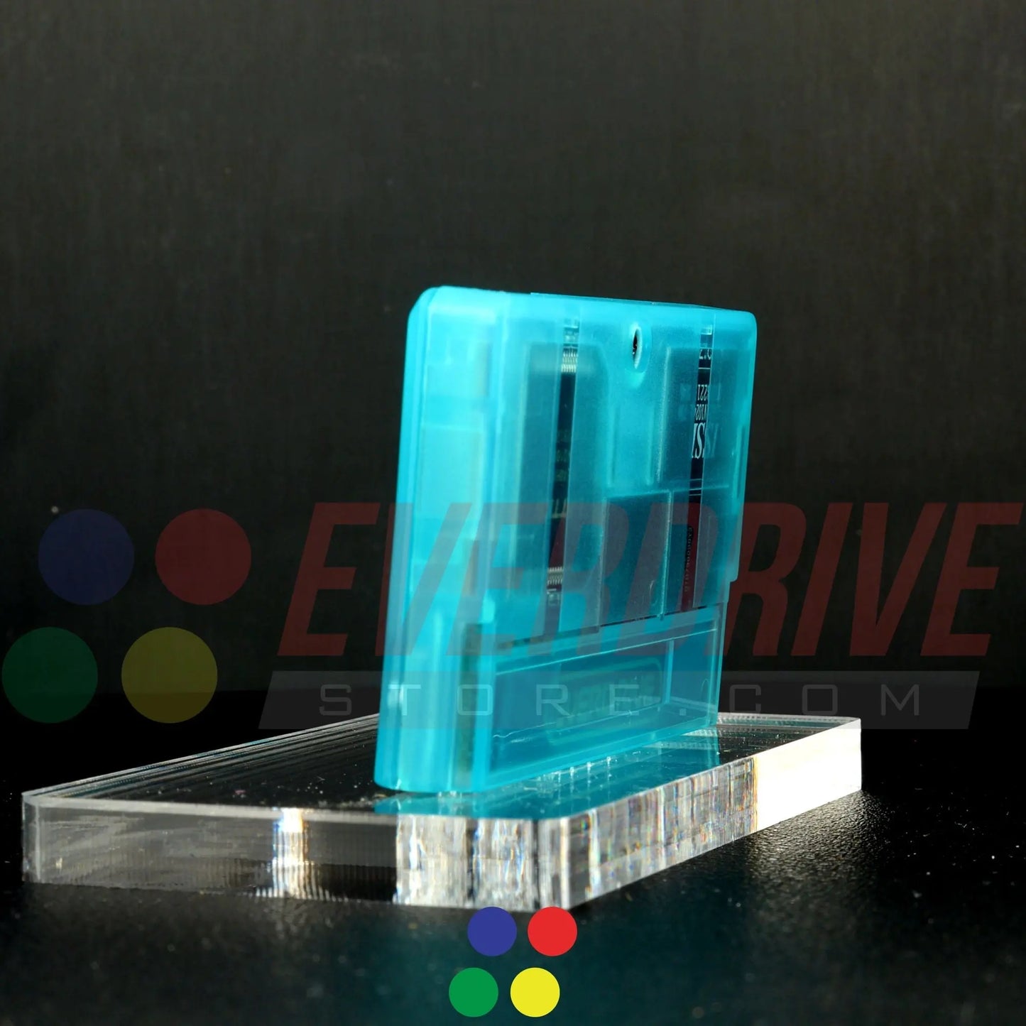 Everdrive GBA Mini - Frosted Turquoise Krikzz