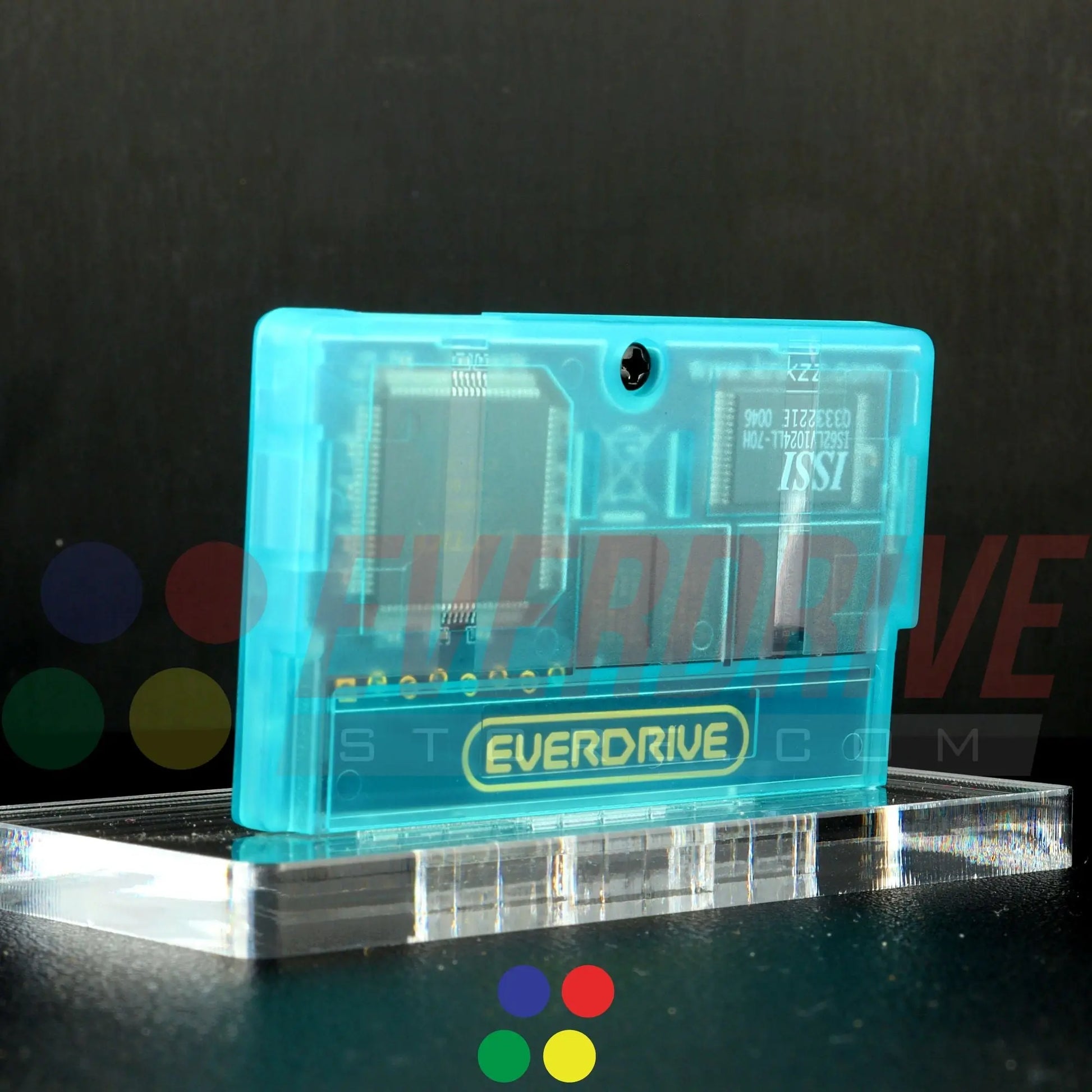 Everdrive GBA Mini - Frosted Turquoise Krikzz