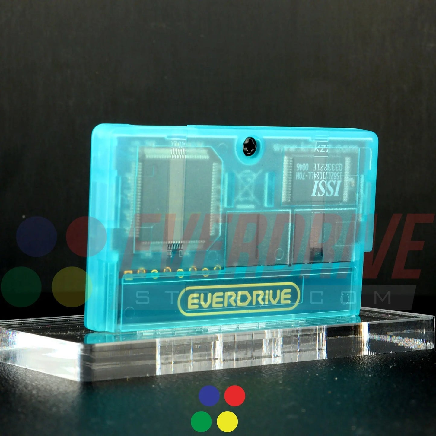 Everdrive GBA Mini - Frosted Turquoise Krikzz