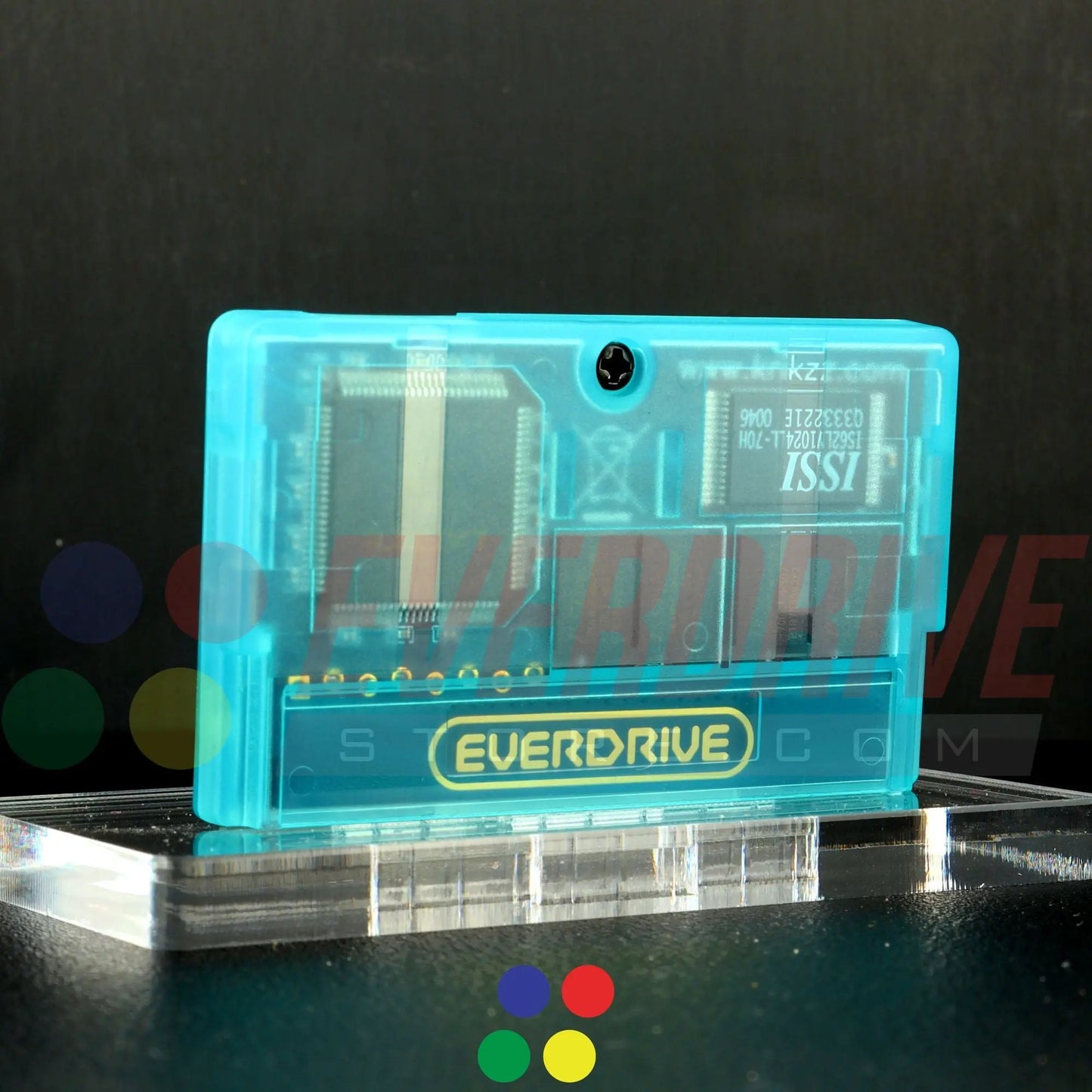 Everdrive GBA Mini - Frosted Turquoise Krikzz