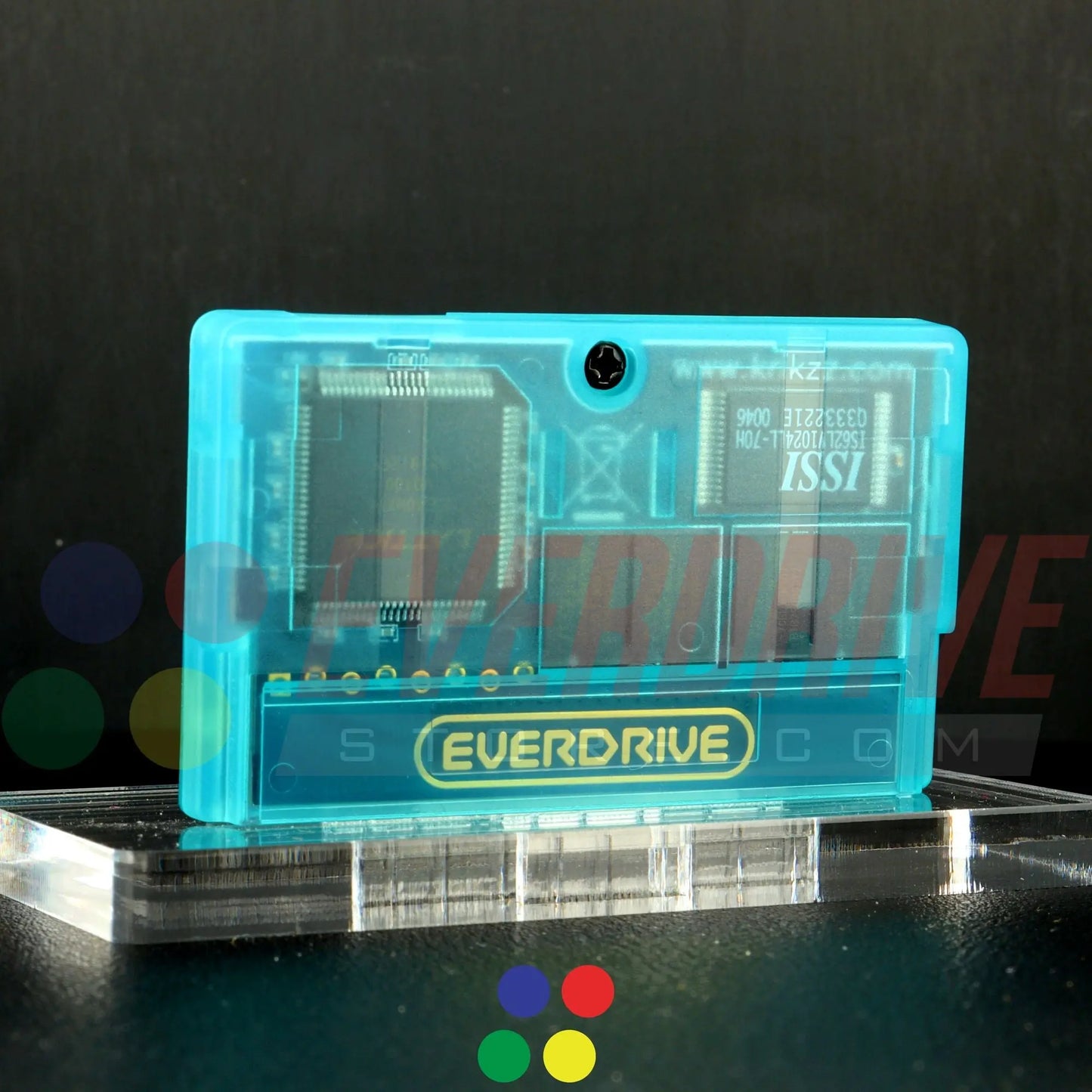 Everdrive GBA Mini - Frosted Turquoise Krikzz