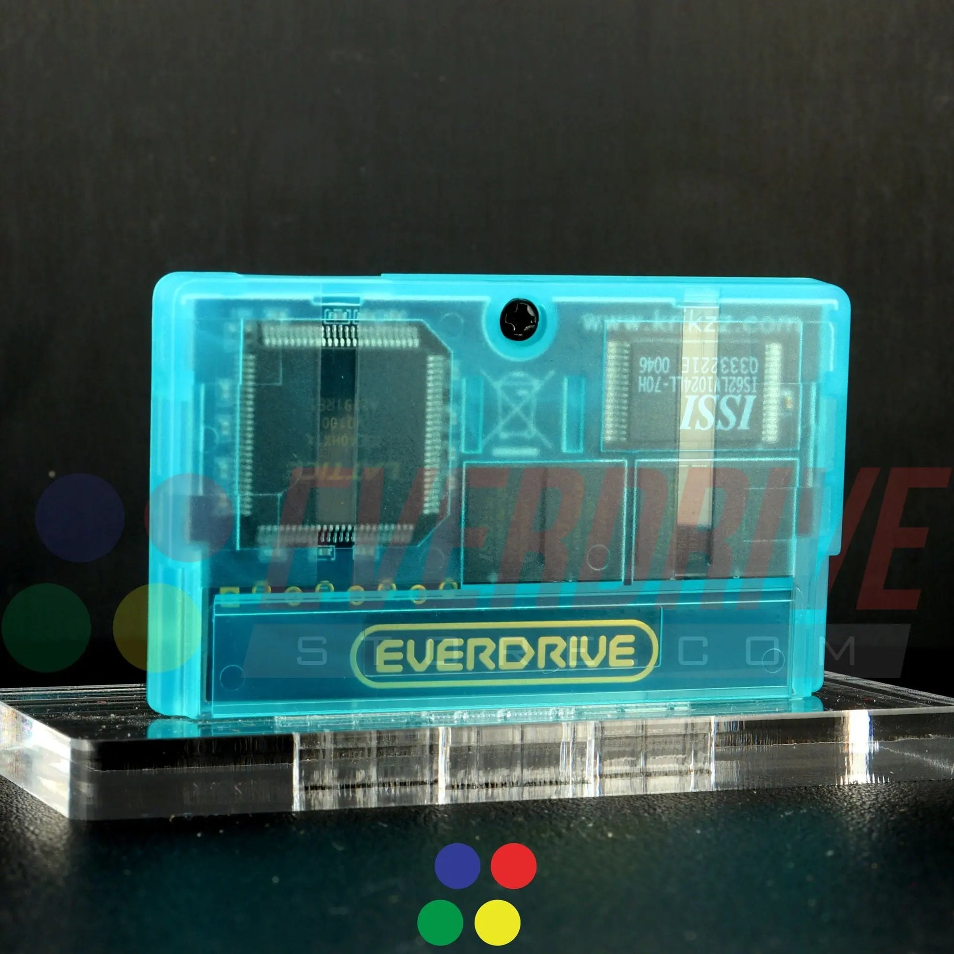 Everdrive GBA Mini - Frosted Turquoise Krikzz