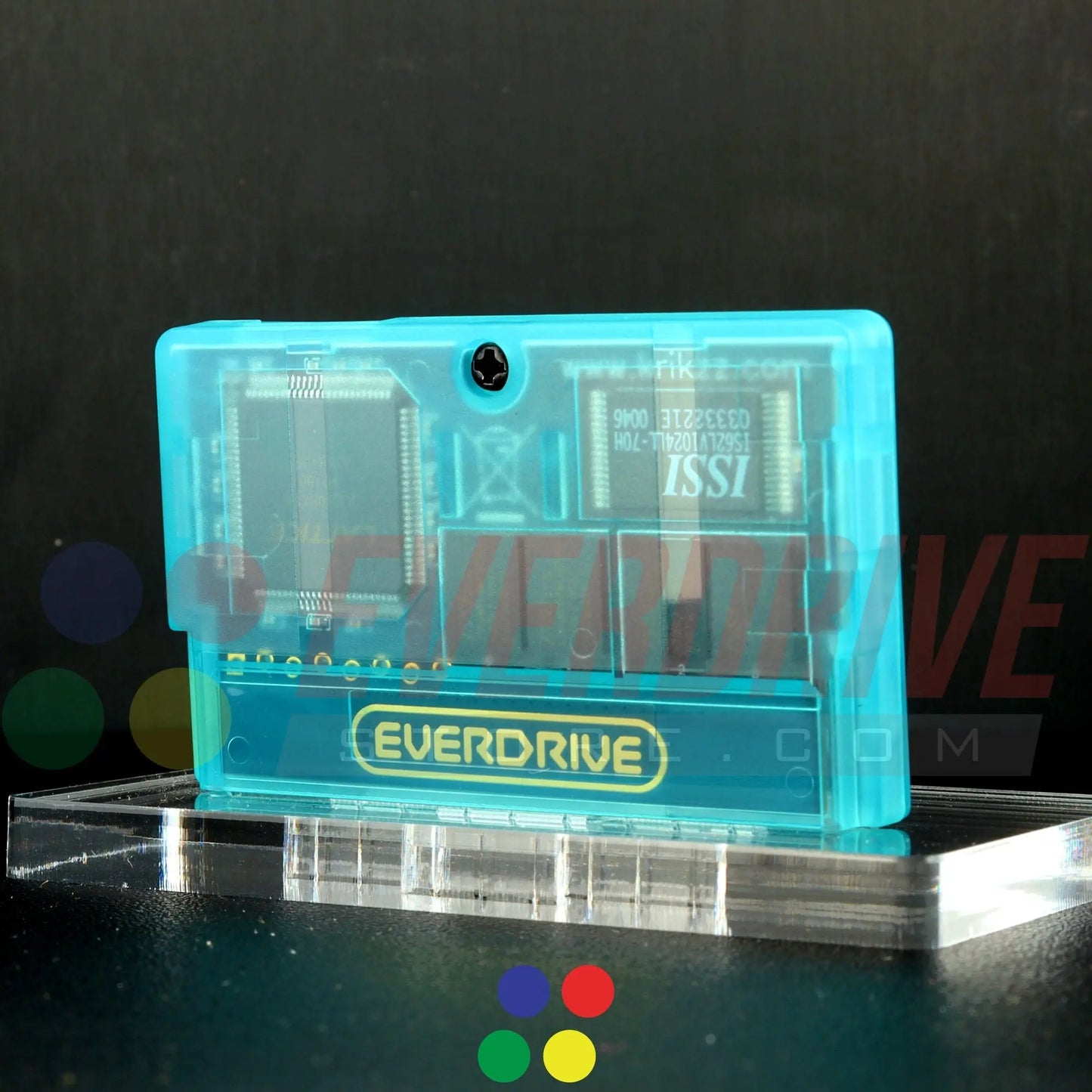 Everdrive GBA Mini - Frosted Turquoise Krikzz