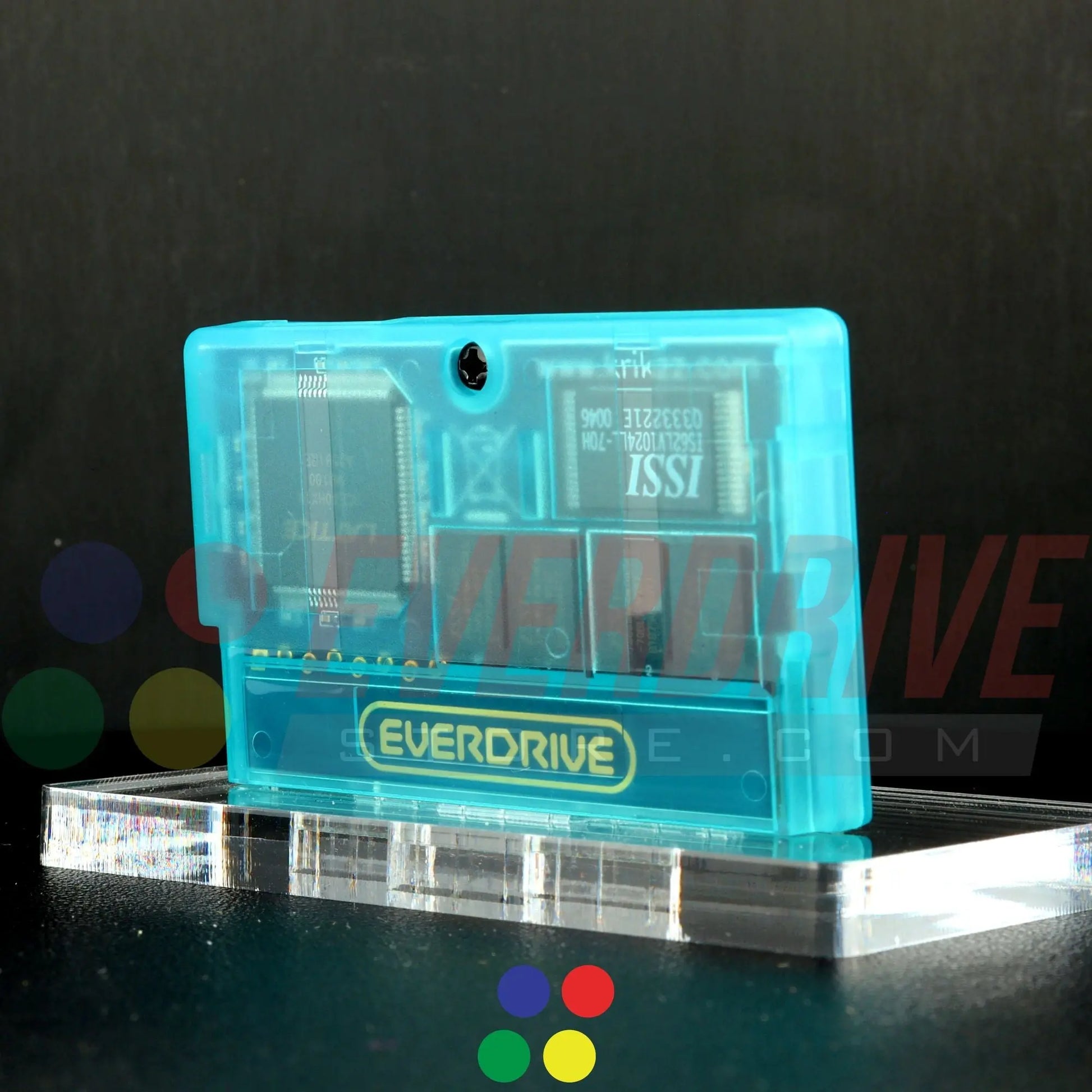 Everdrive GBA Mini - Frosted Turquoise Krikzz