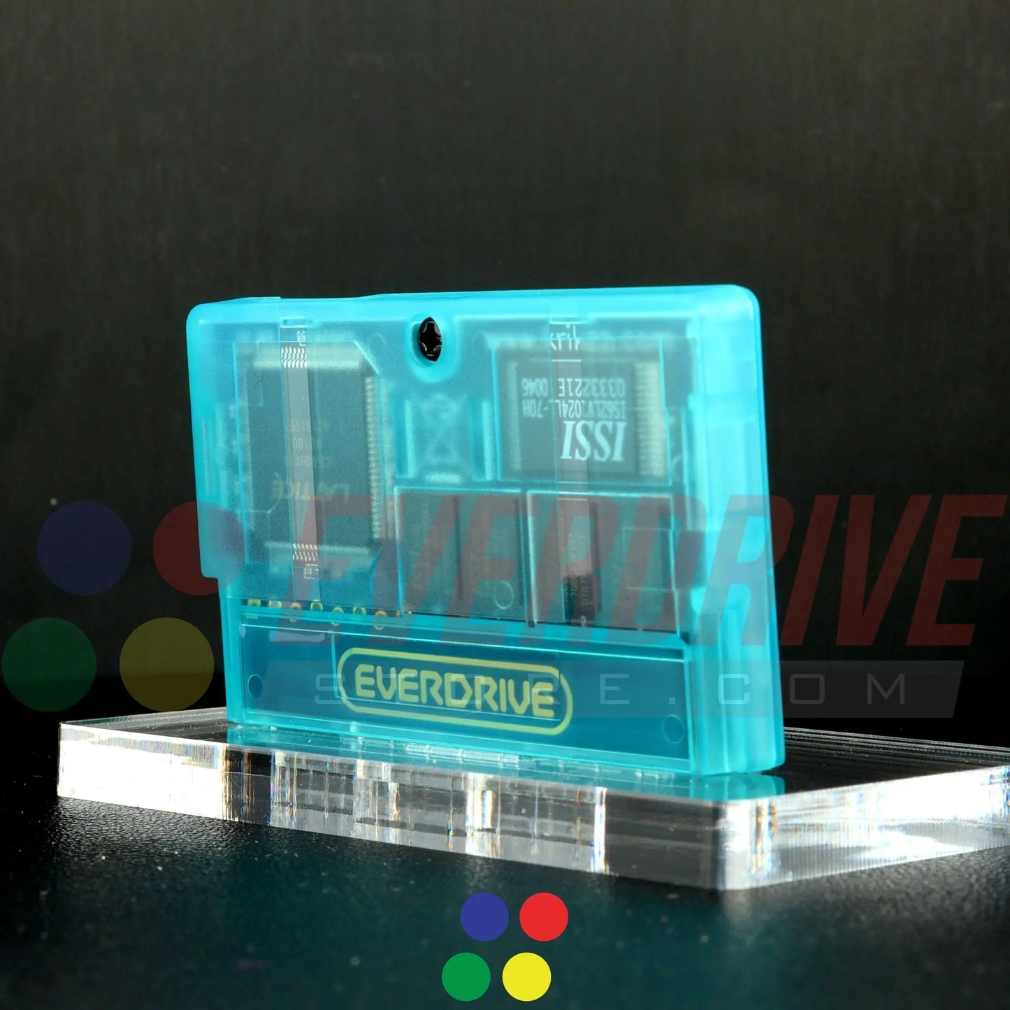 Everdrive GBA Mini - Frosted Turquoise Krikzz