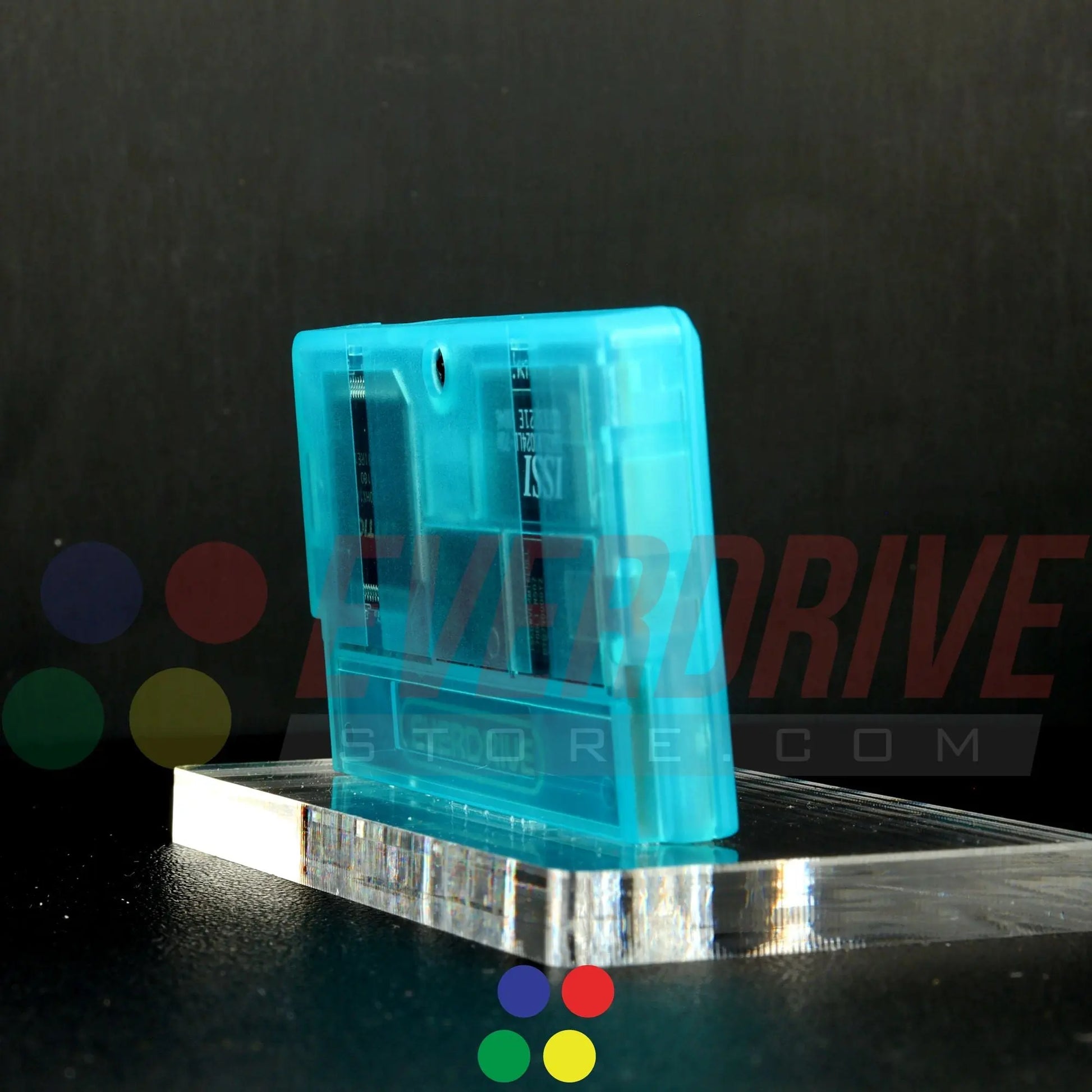 Everdrive GBA Mini - Frosted Turquoise Krikzz