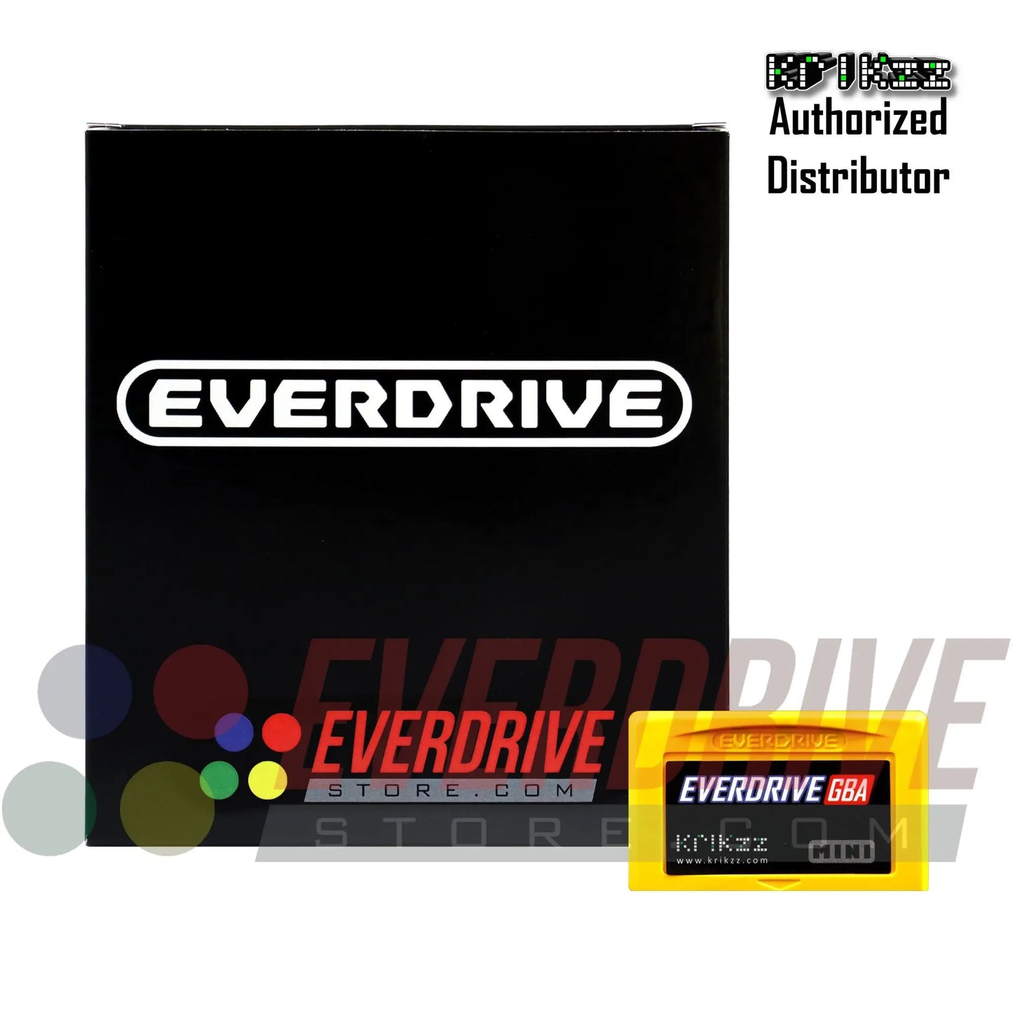 Everdrive GBA Mini - Yellow Krikzz