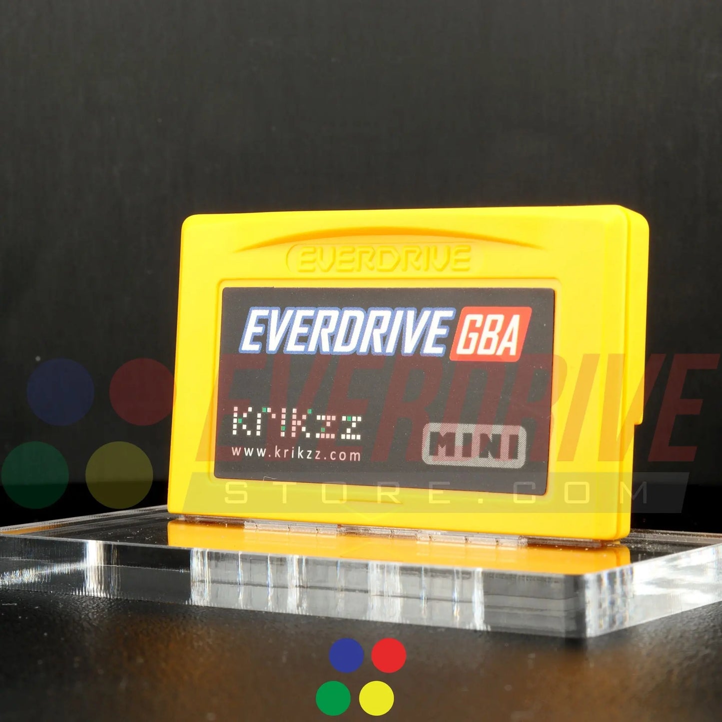 Everdrive GBA Mini - Yellow Krikzz