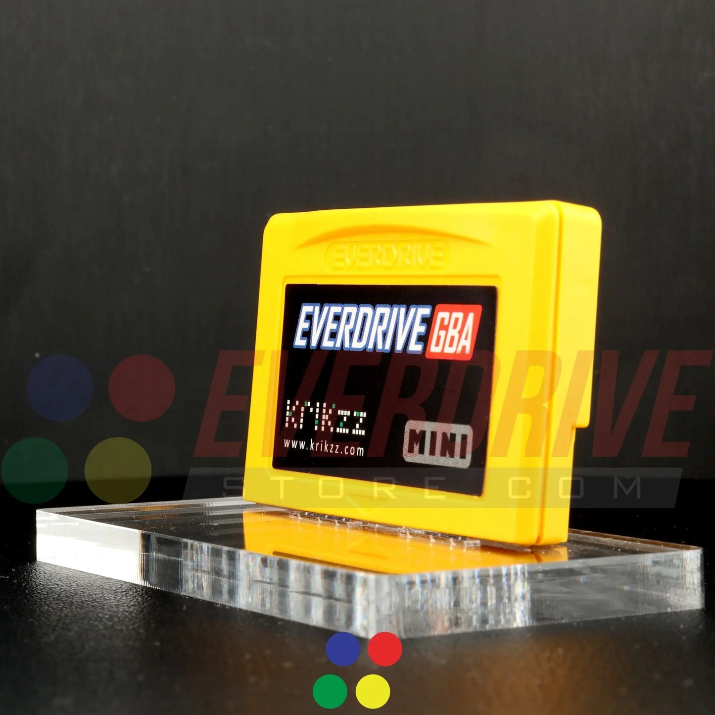 Everdrive GBA Mini - Yellow Krikzz