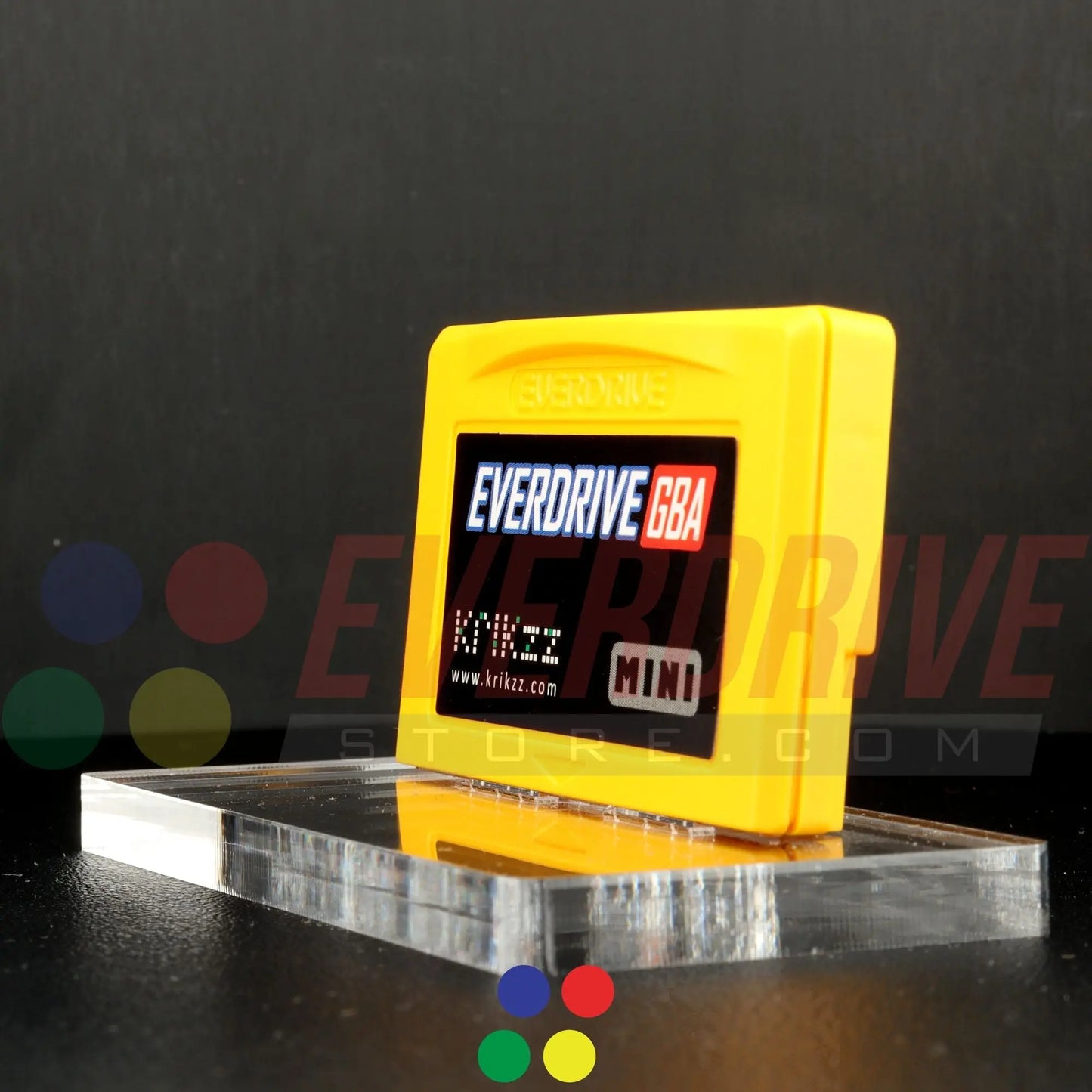 Everdrive GBA Mini - Yellow Krikzz