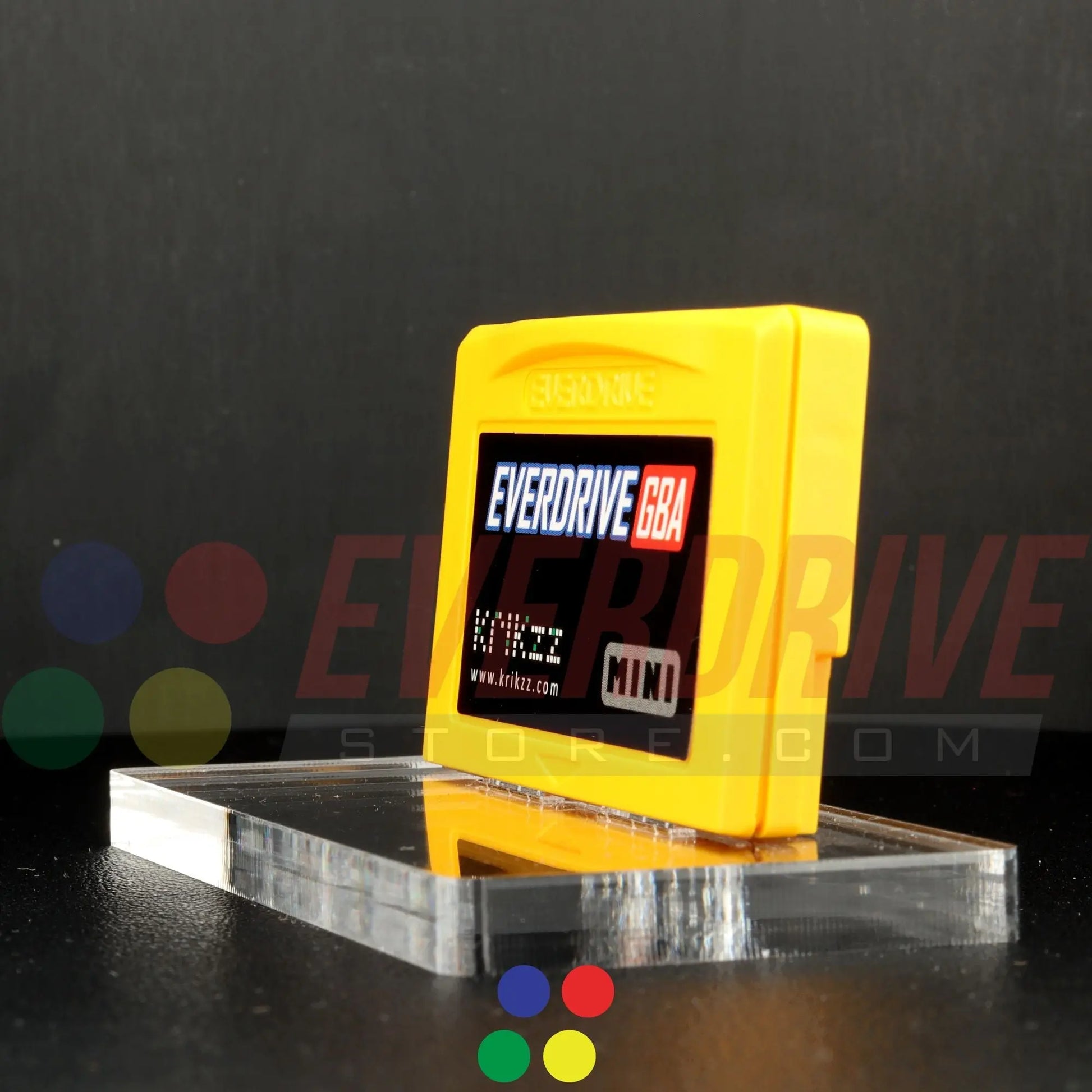 Everdrive GBA Mini - Yellow Krikzz