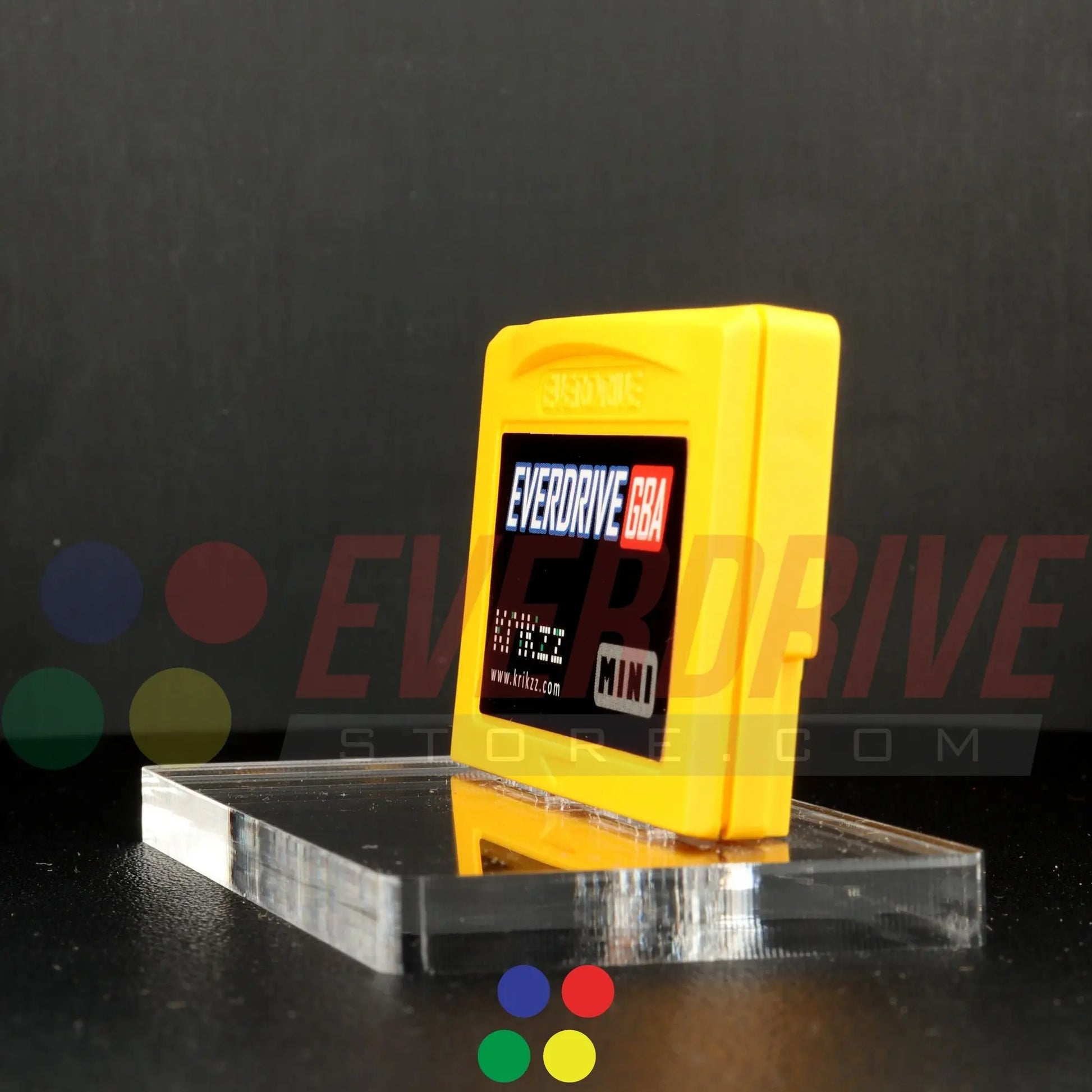 Everdrive GBA Mini - Yellow Krikzz